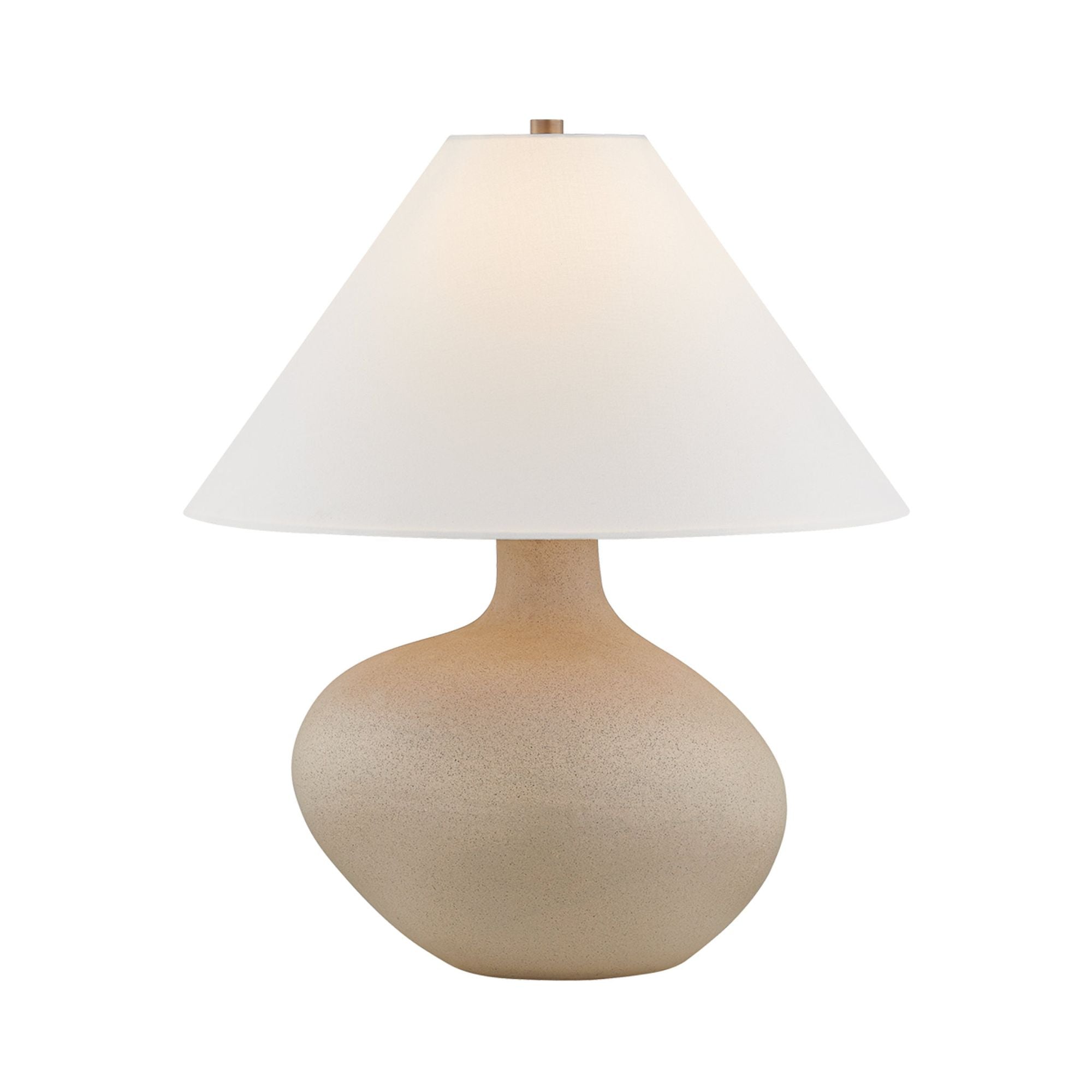 Rebecca 1-Light Table Lamp in Aged Brass 21W x 25.25H