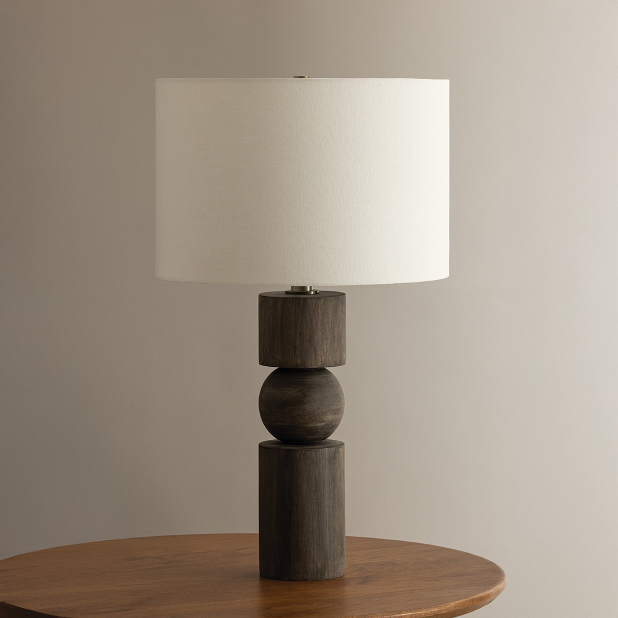 Ralston 1-Light Table Lamp in Patina Brass 17.5W x 28.25H