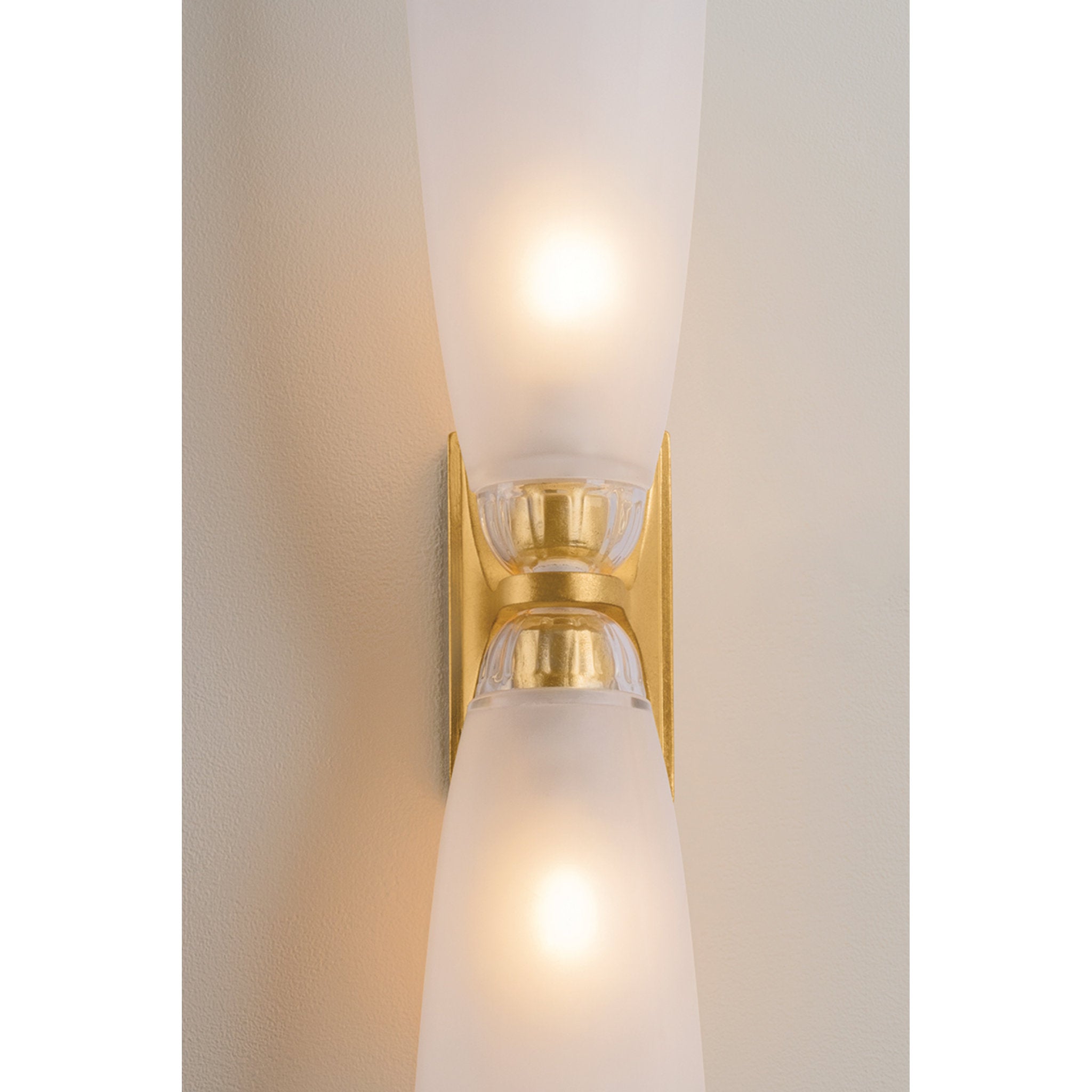 Ravenswood 2-Light Bath and Vanity in Vintage Gold Leaf 4W x 22.25H