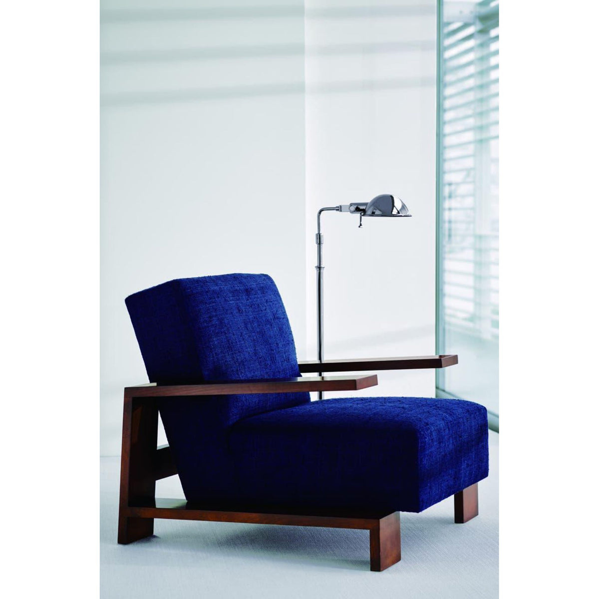 Ralph Lauren Fairfield Pharmacy Floor Lamp in Polished Nickel W10" x H41" - 56" x E15"