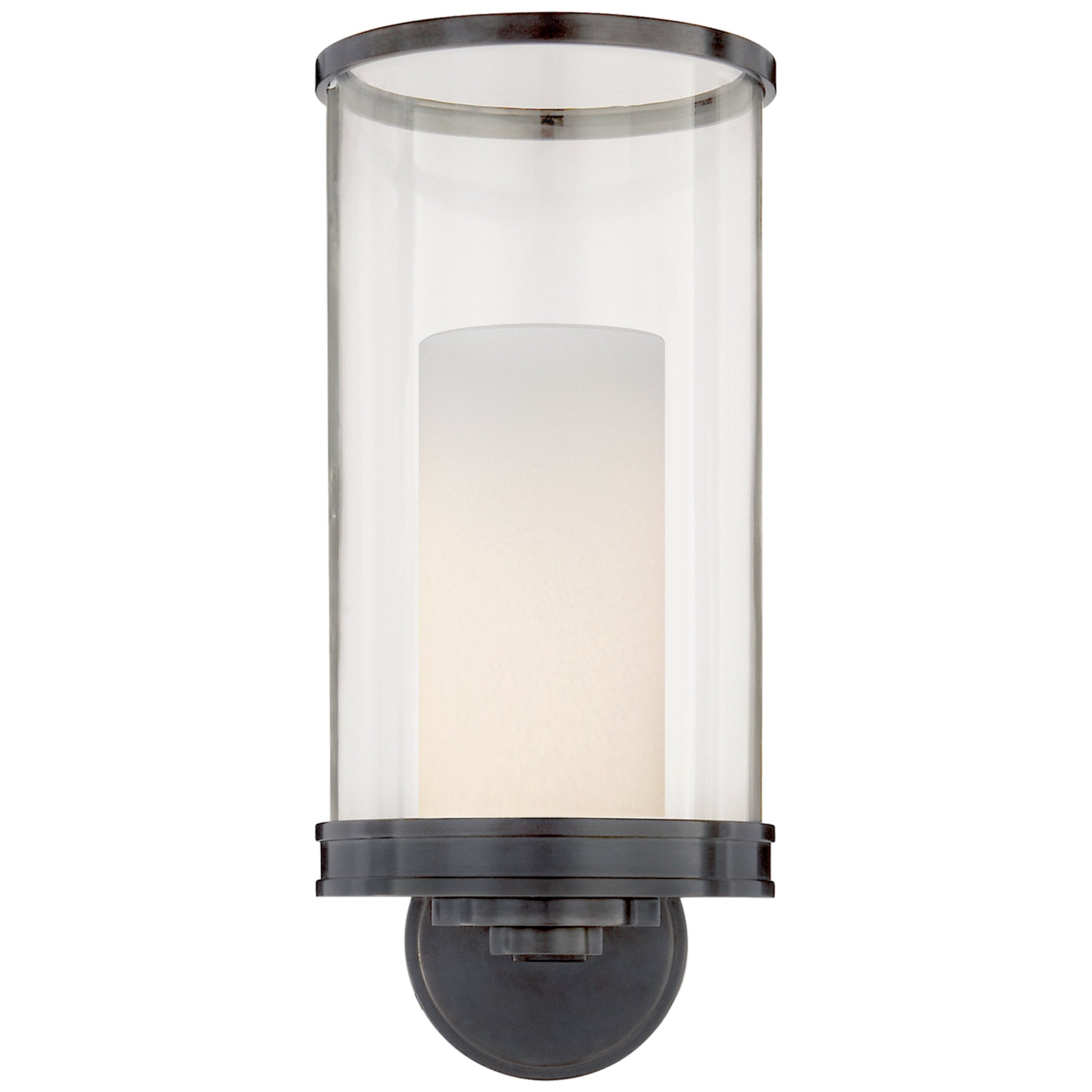 Ralph Lauren Modern Hurricane Sconce in Bronze Wall Light W6" x H13"