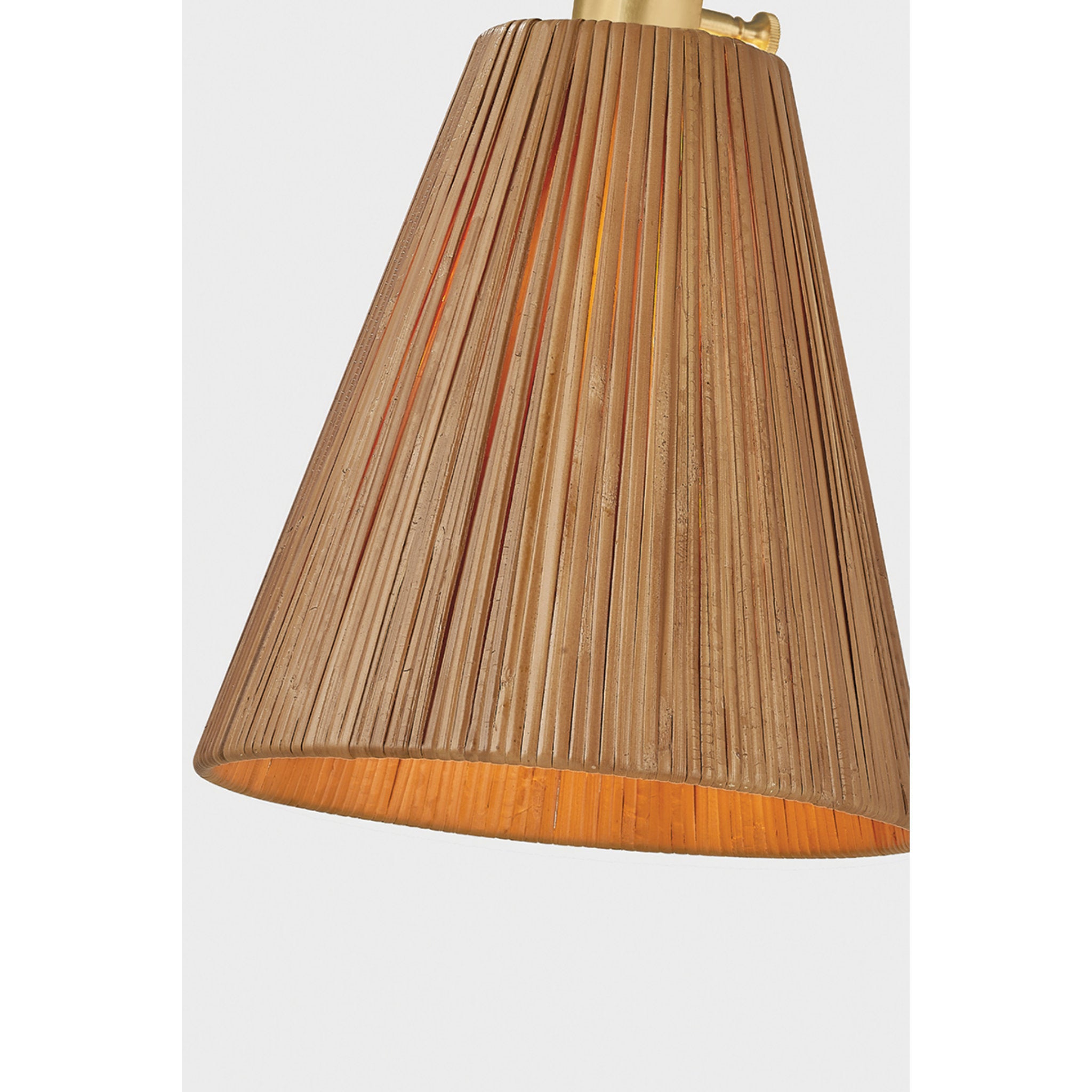 Ruthin 2-Light Floor Lamp in Aged Brass 11.75L x 30.75W x 60H