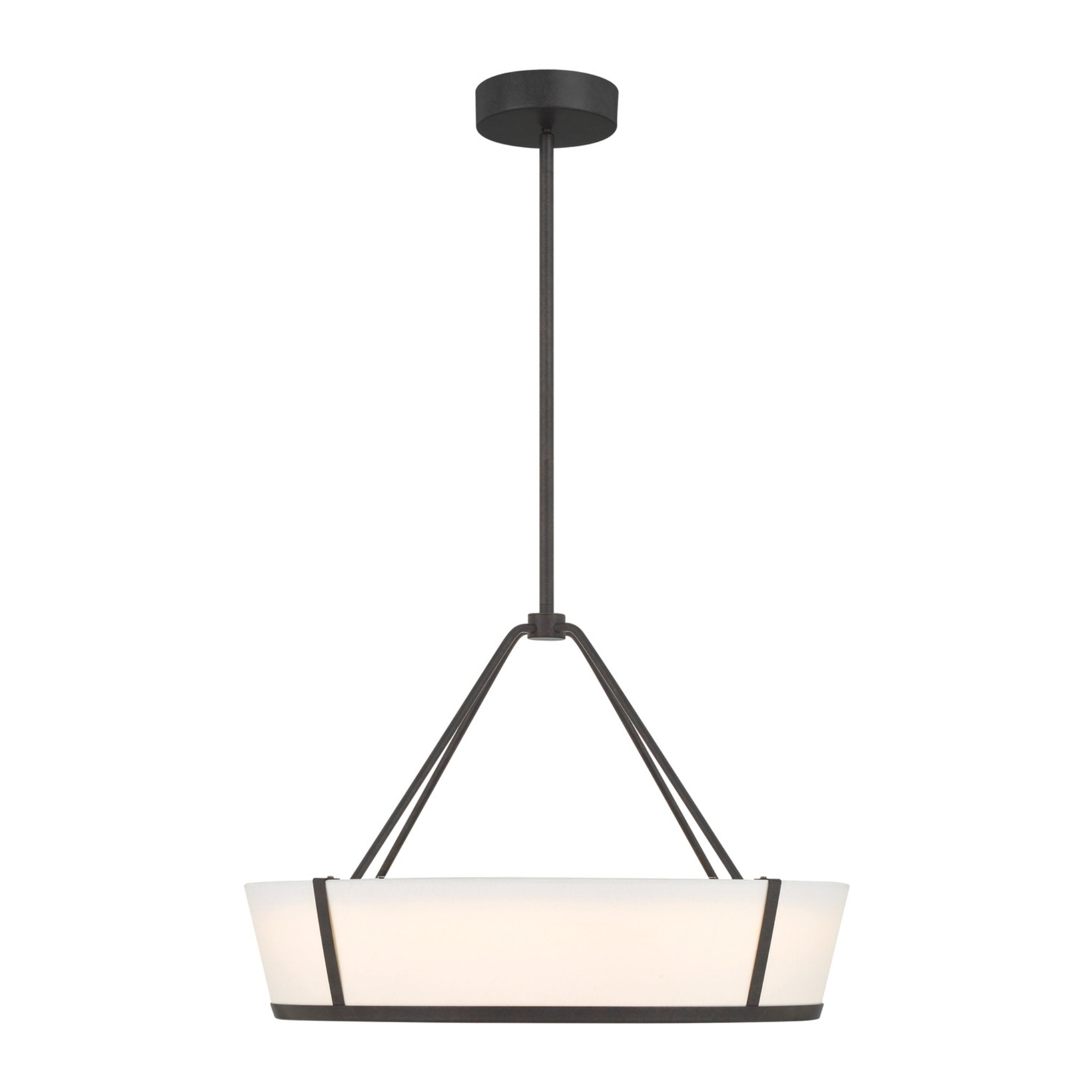 Royce 24.25'' Integrated LED Charcoal Bronze Pendant Bronze 24.25"W x 16.25"H x 24.25"D