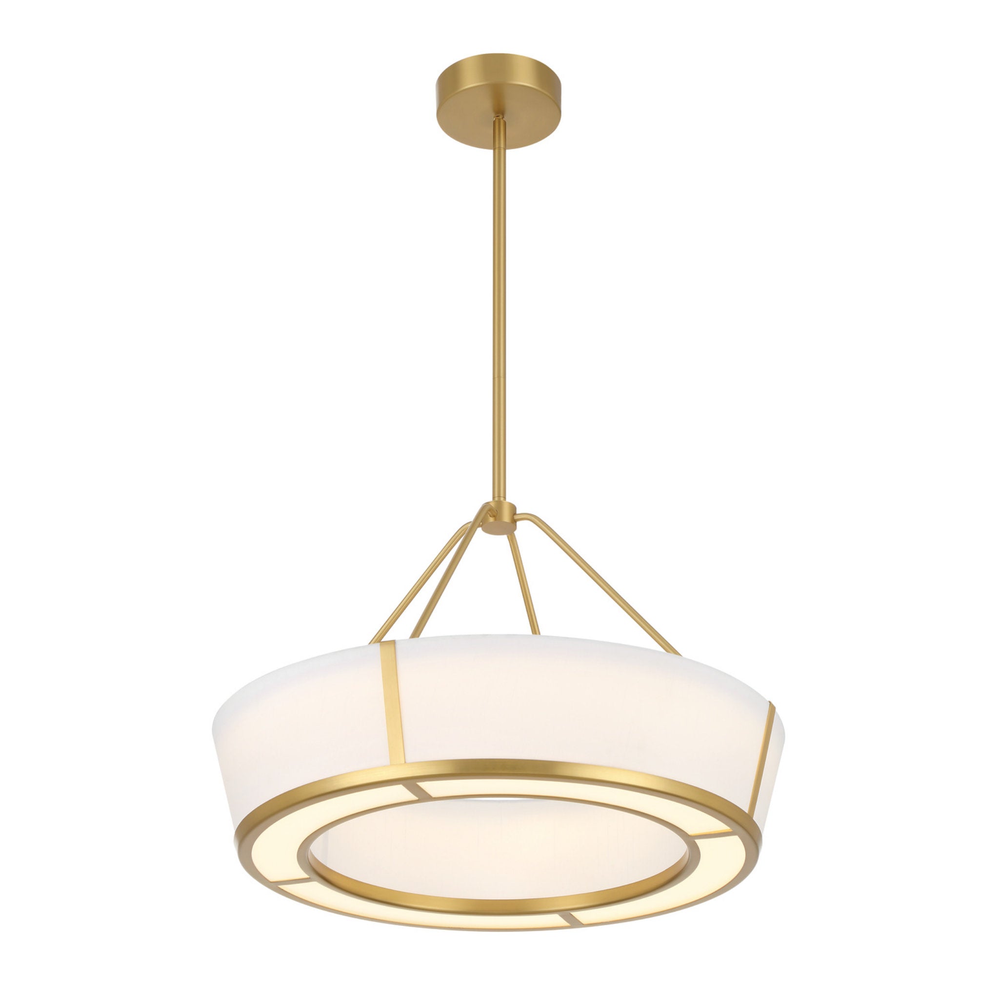 Royce 24.25'' Integrated LED Luxe Gold Pendant Gold 24.25"W x 16.25"H x 24.25"D