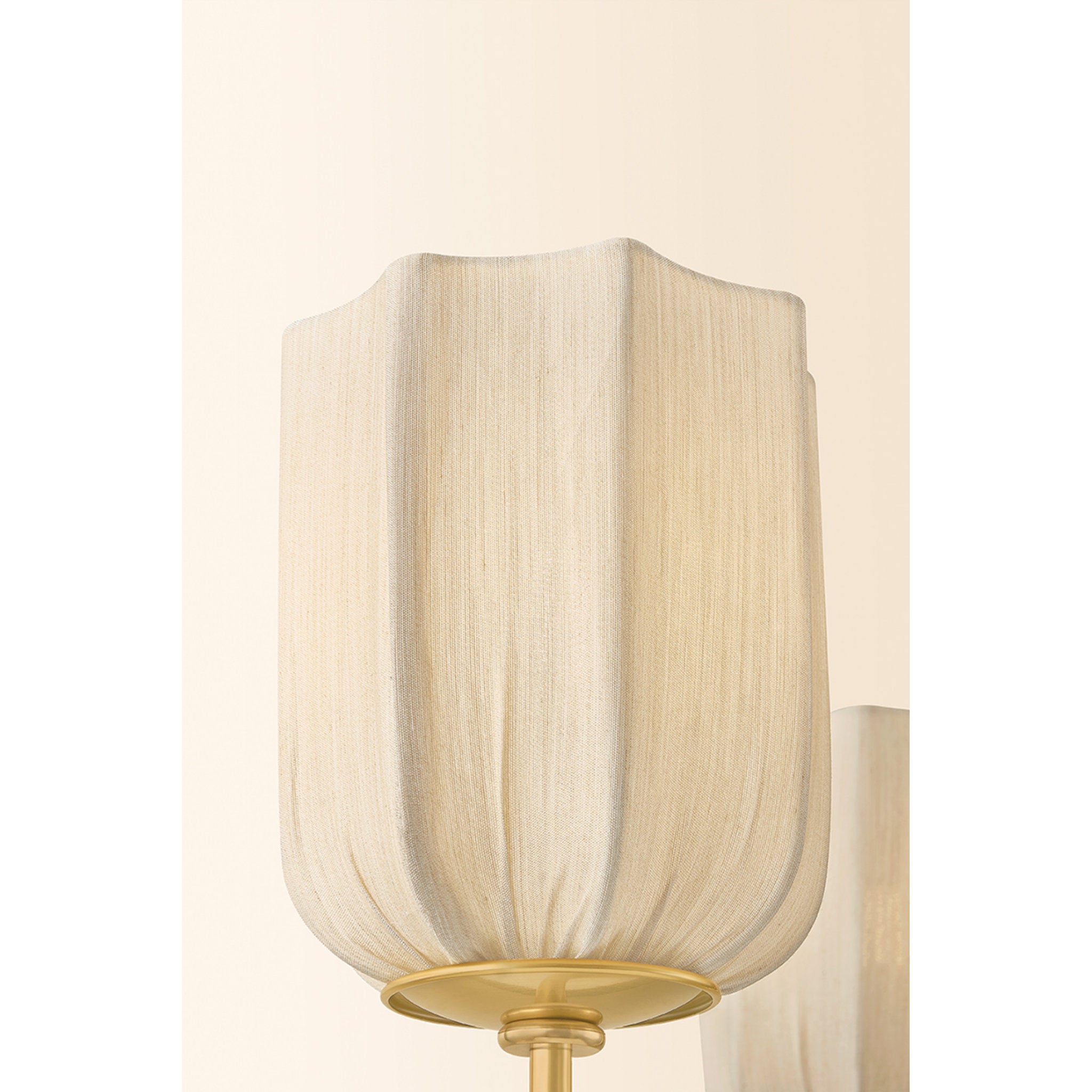 Samantha 3-Light Chandelier in Aged Brass 21W x 19H