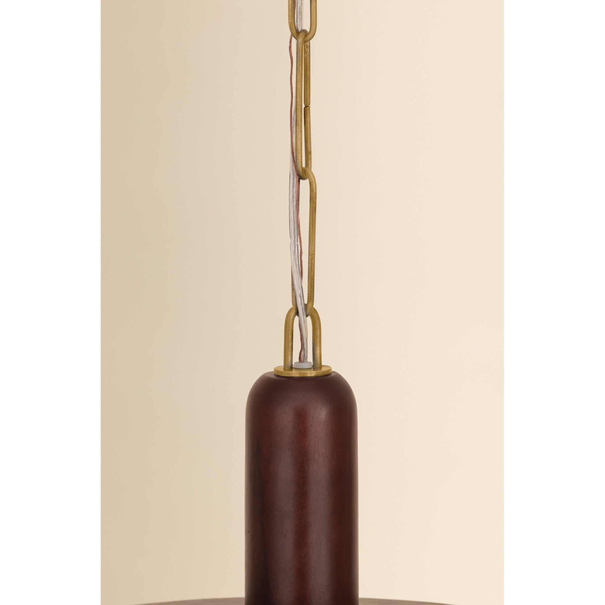 Scheana 1-Light Pendant in Aged Brass 12.5W x 11.5H