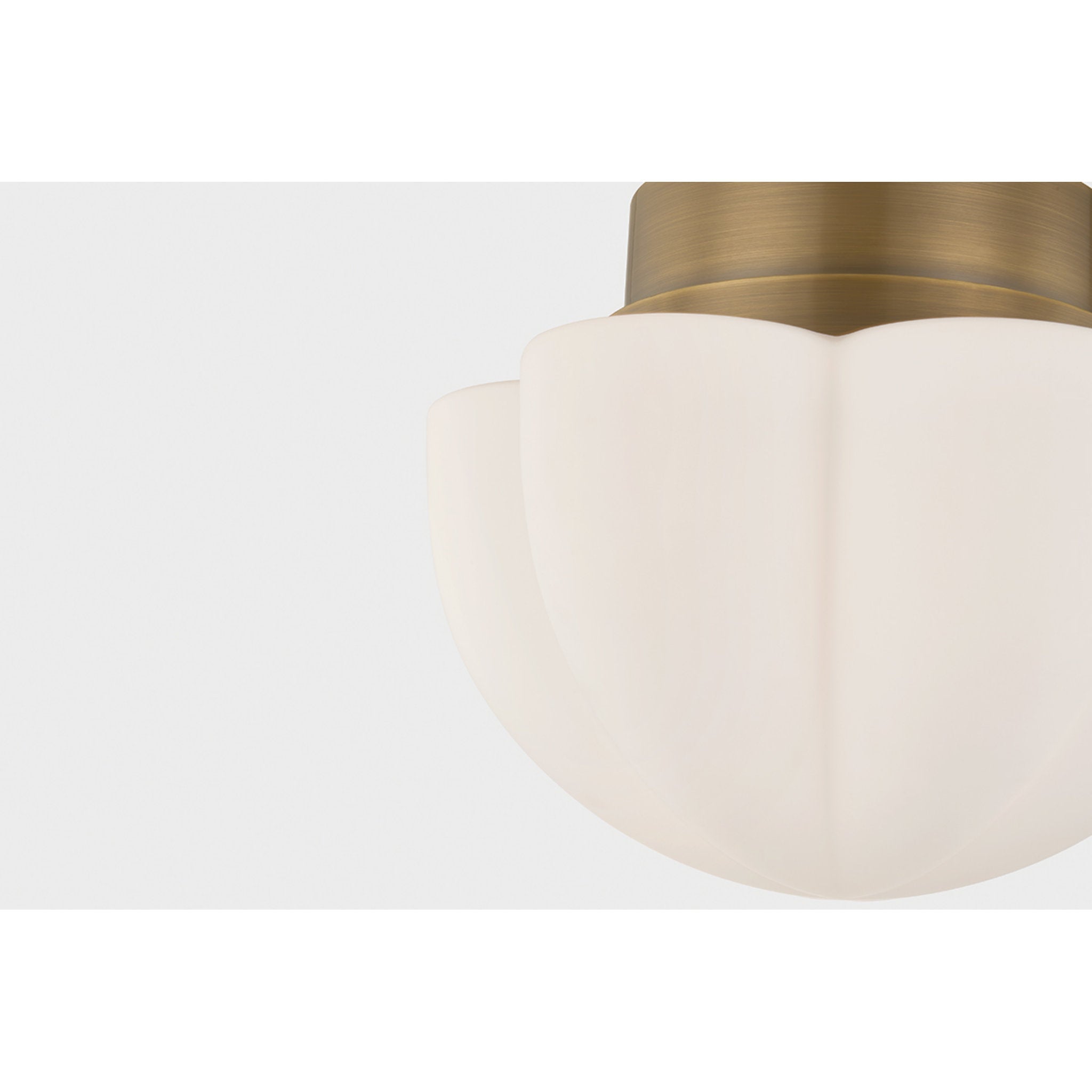 Seabrook 1-Light Flush Mount in Historic Bronze by Cortney Bishop 15W x 11.75H