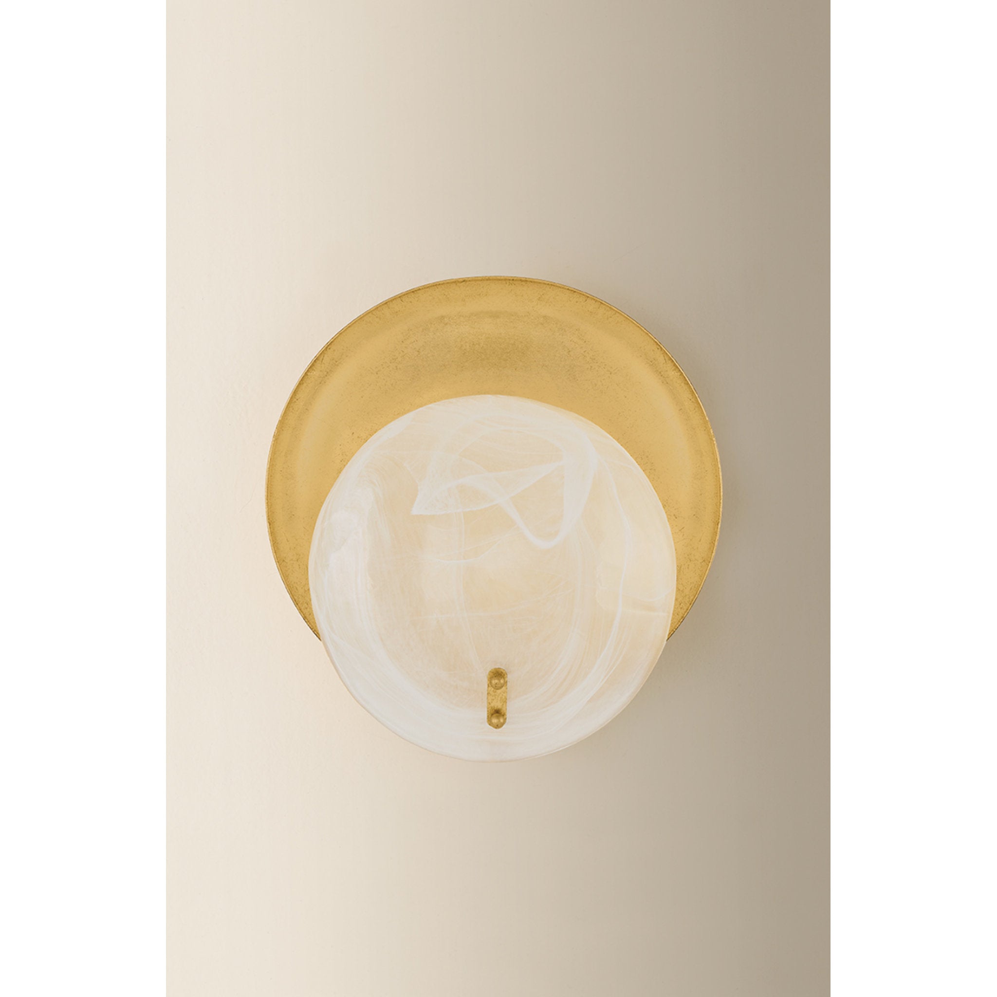 Shanette 1-Light Wall Sconce in Vintage Gold Leaf 4.25L x 10.75W x 12.5H