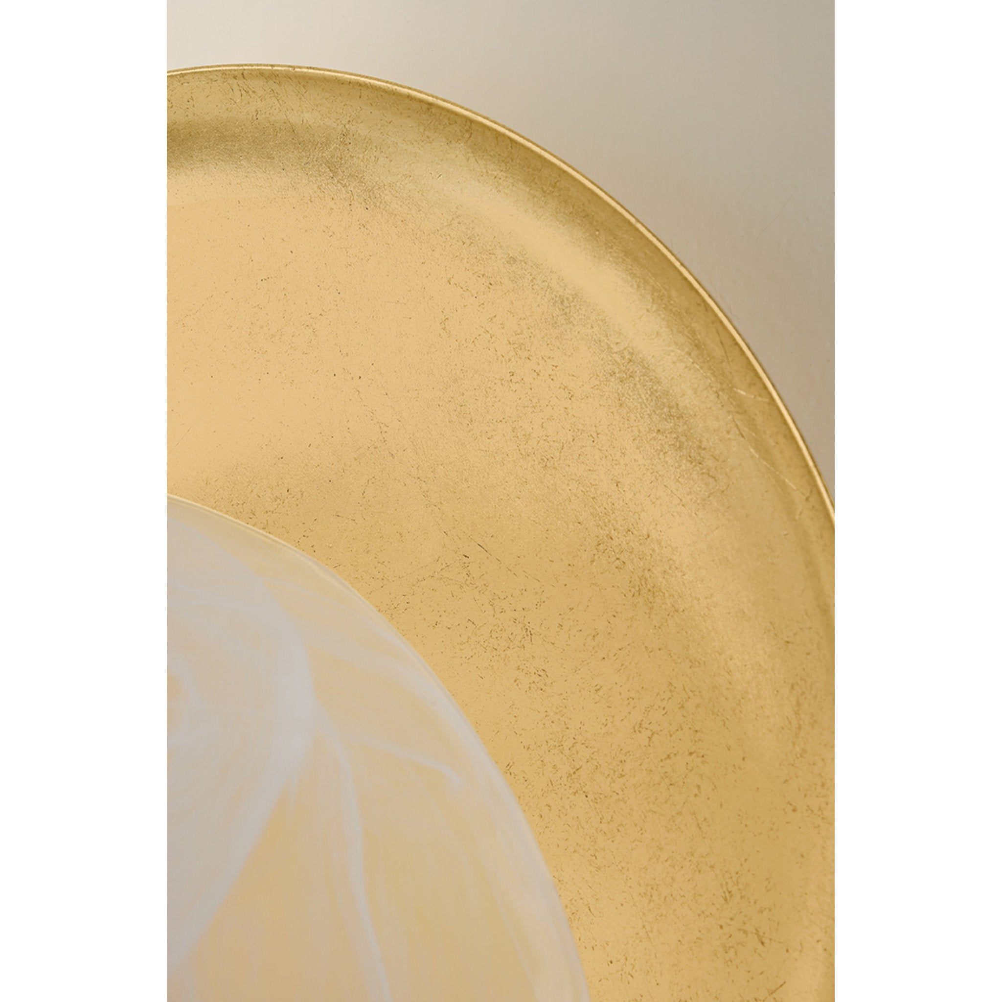 Shanette 1-Light Wall Sconce in Vintage Gold Leaf 4.25L x 10.75W x 12.5H