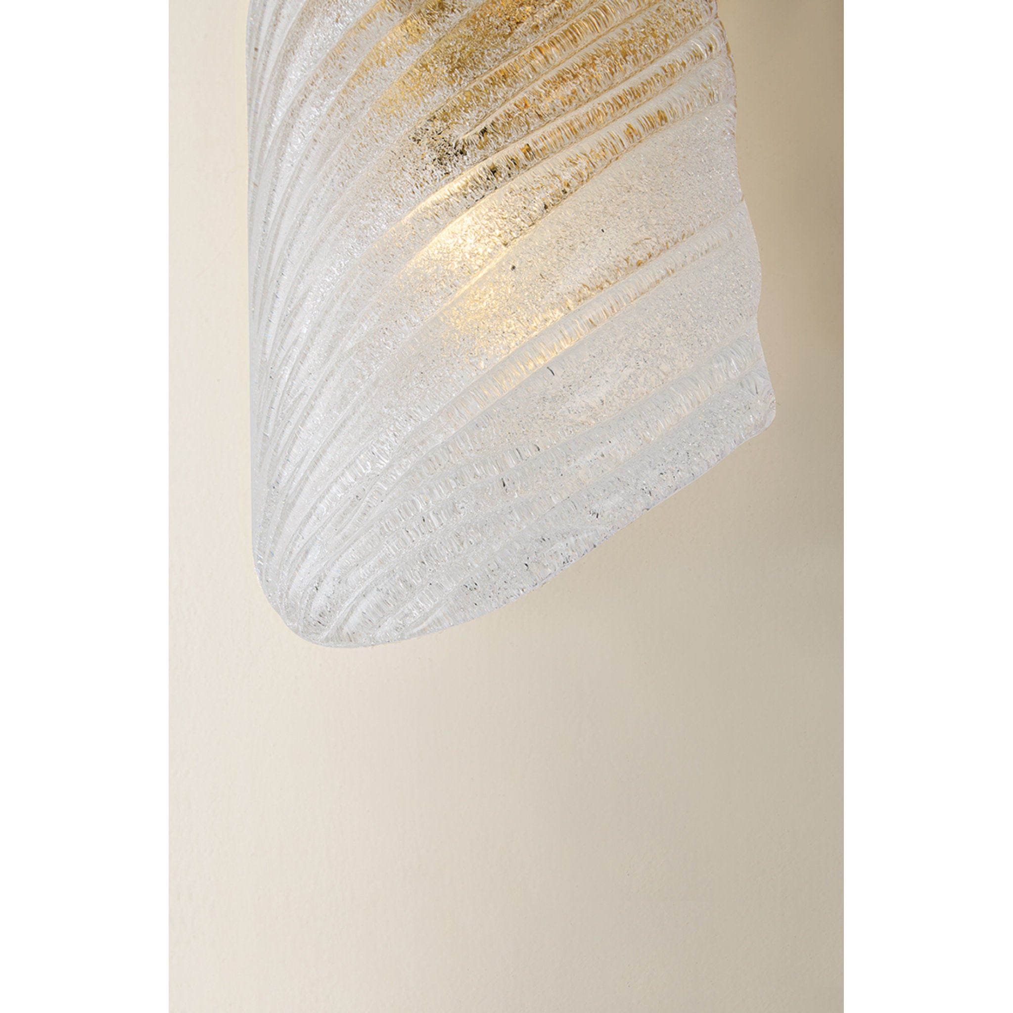 Shelley 2-Light Wall Sconce in Vintage Gold Leaf 3.75L x 5.75W x 16.25H