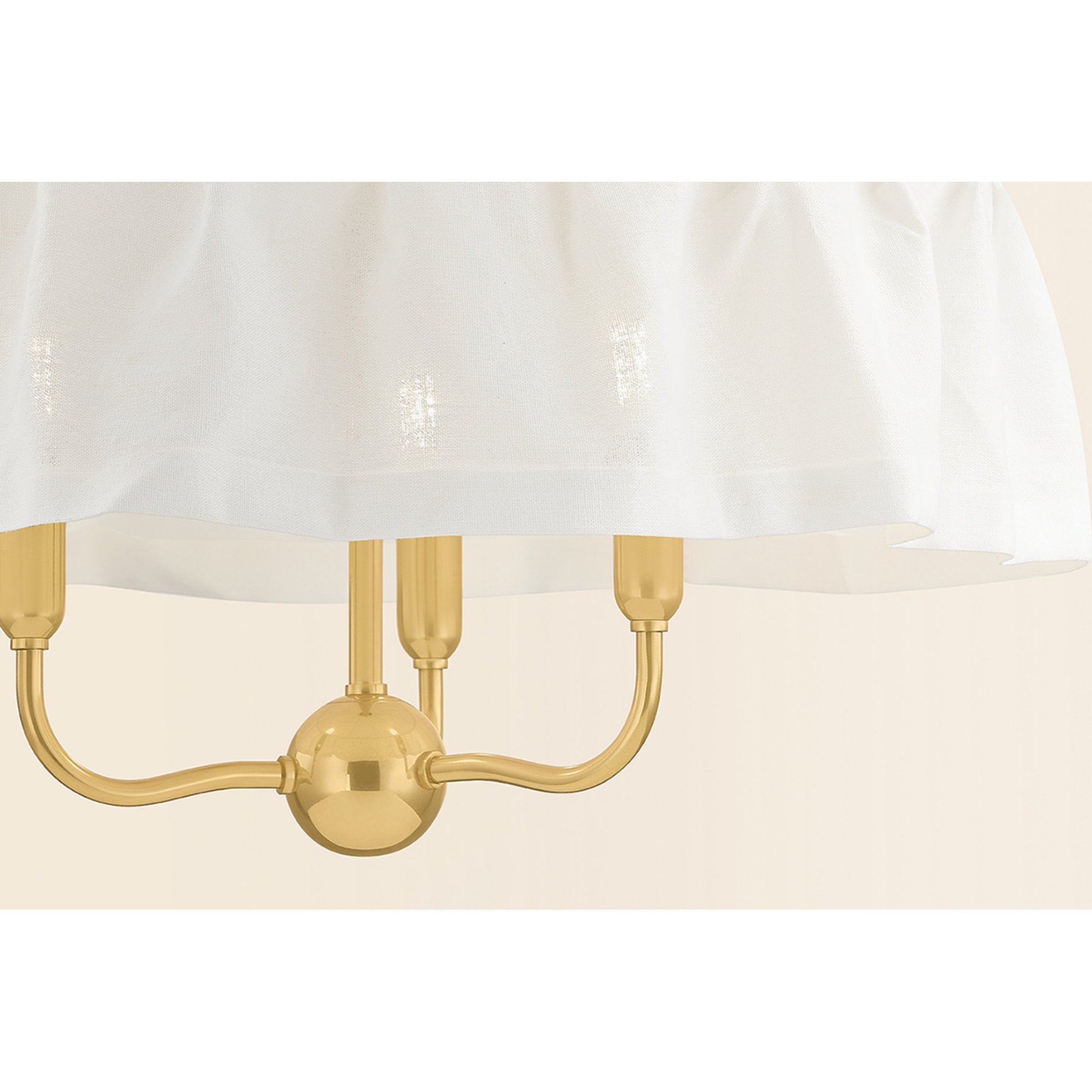 Shivonne 3-Light Pendant in Aged Brass 22W x 13H
