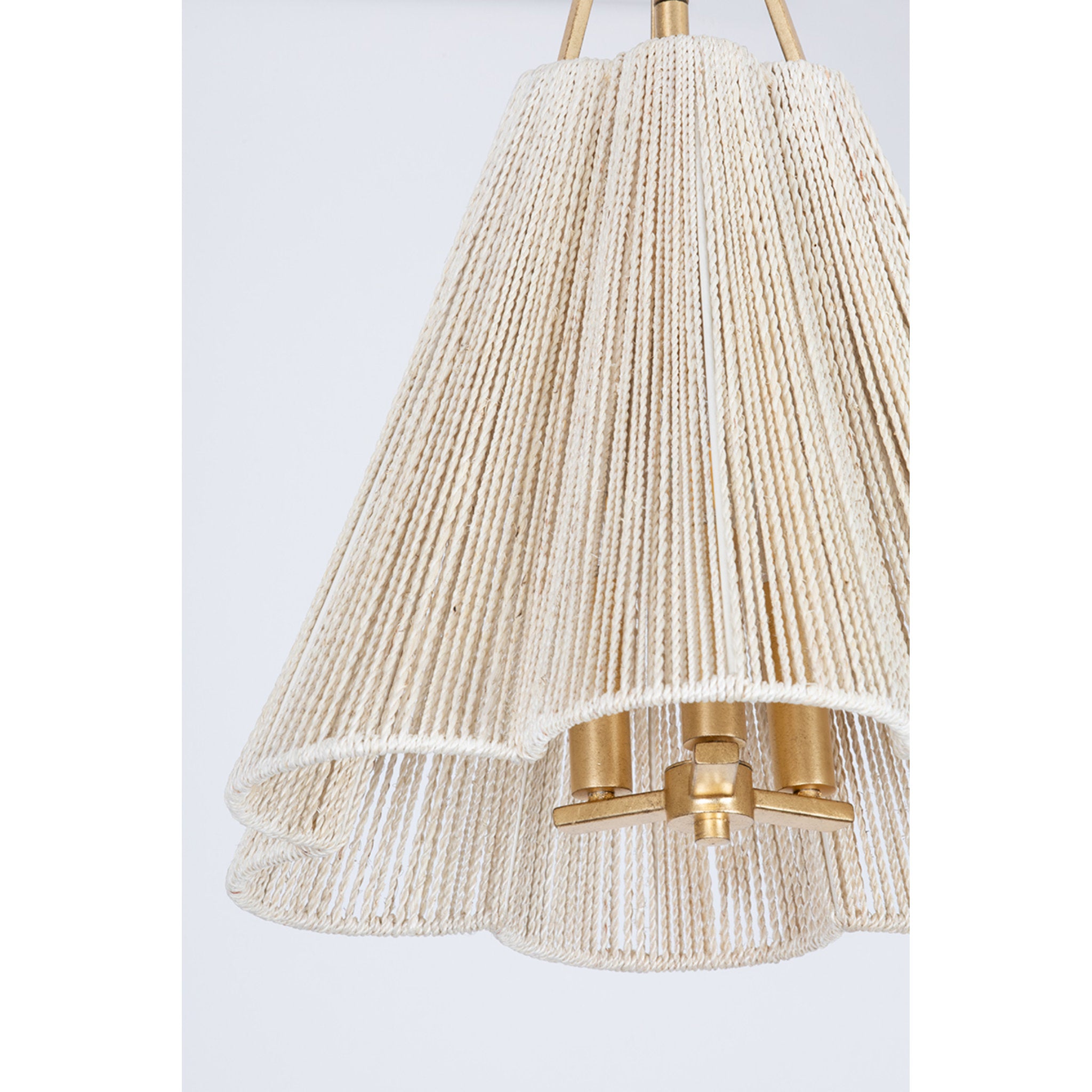 Sonoma Pendant 3-Light LED in Vintage Gold Leaf 18L x 18W x 20.25H