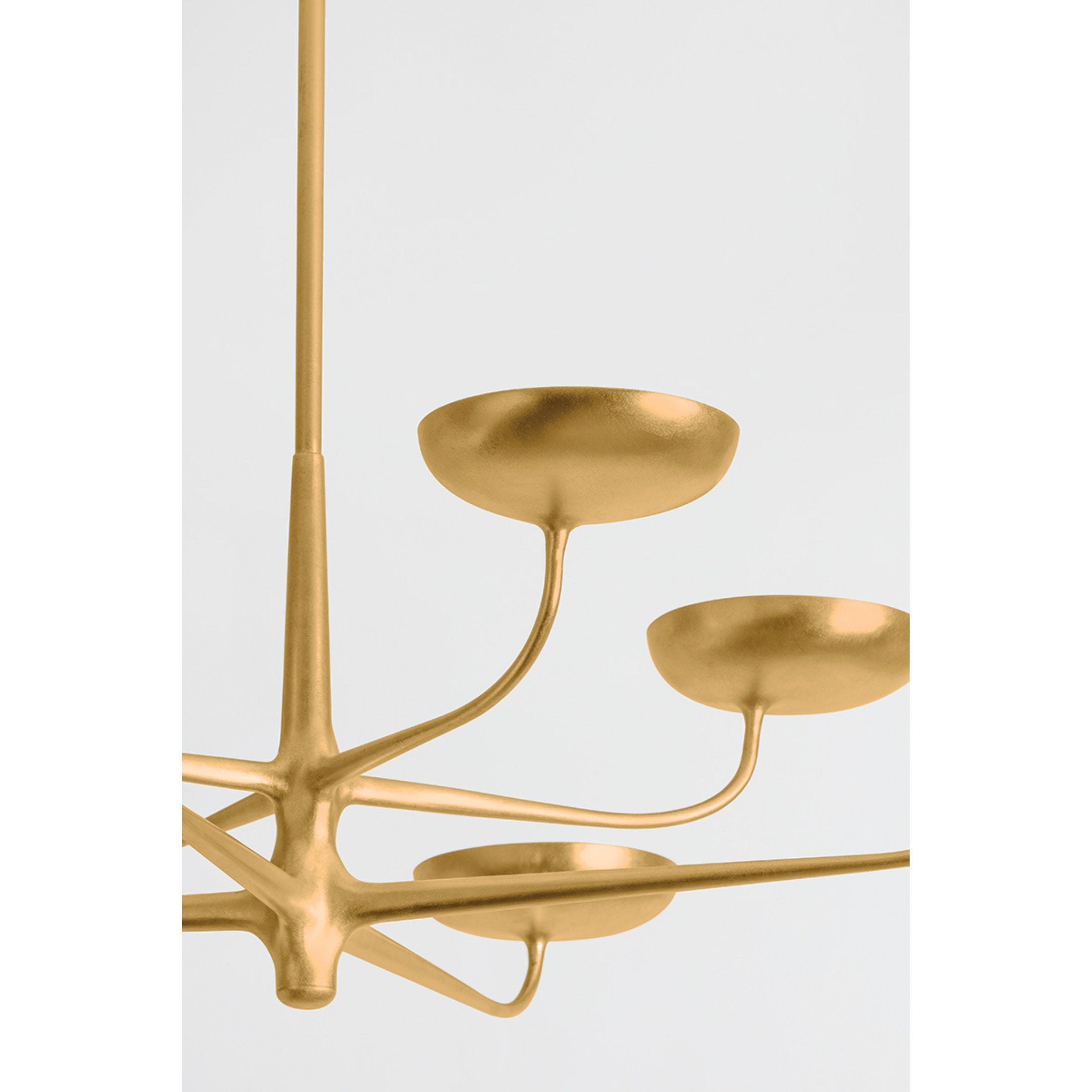 Taormina 10-Light Chandelier in Vintage Gold Leaf 63W x 17.25H
