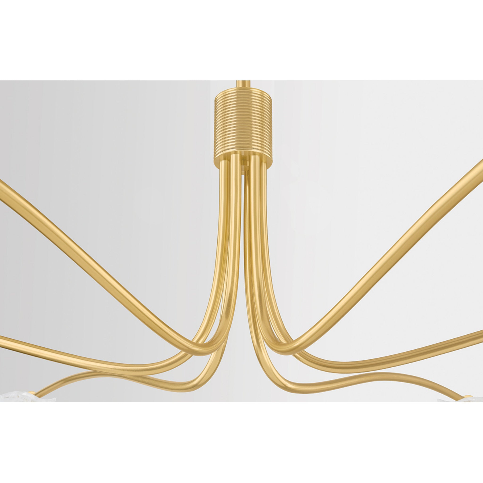 Tenafly 6-Light Chandelier in Aged Brass 72W x 12.25H