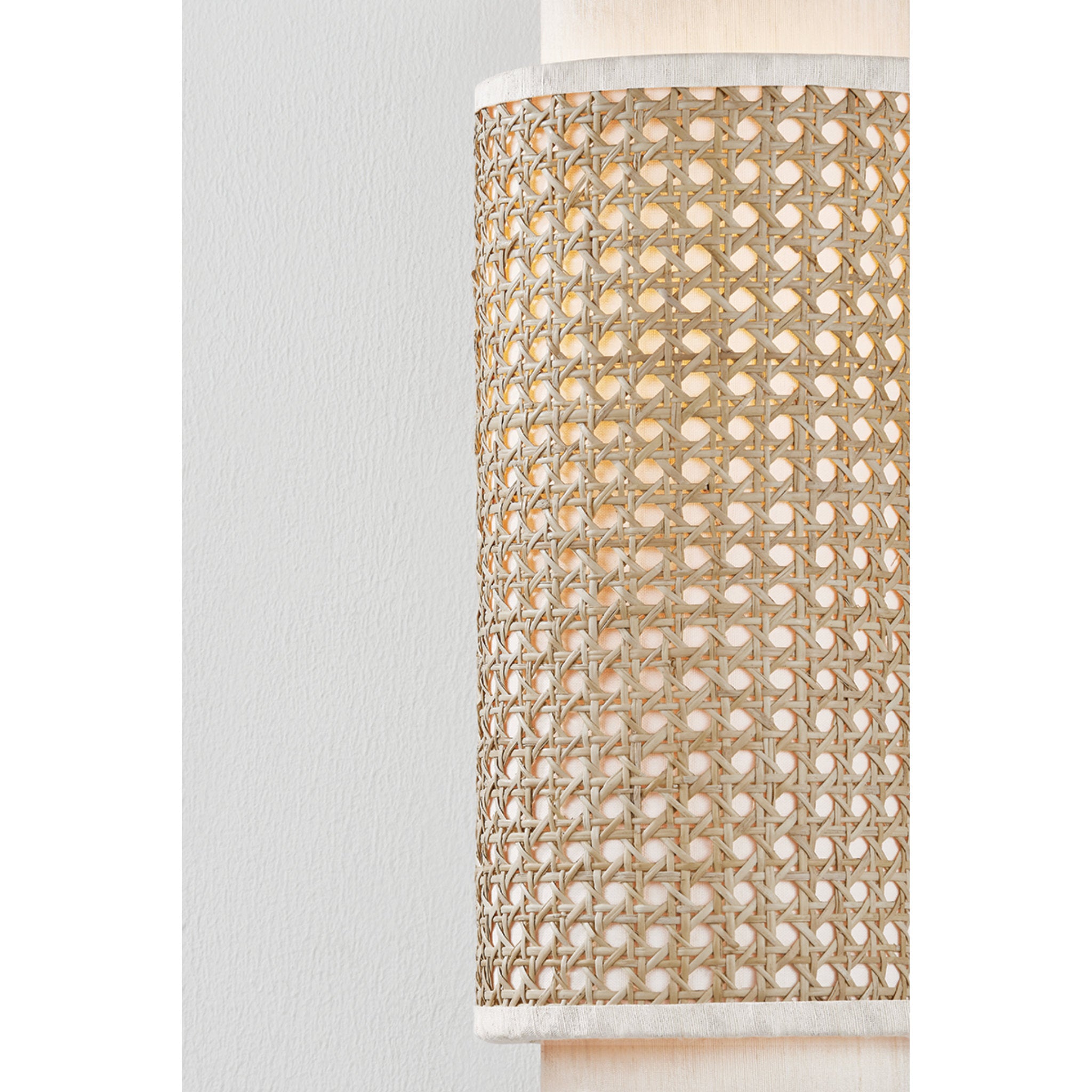 Tina 2-Light Wall Sconce in Aged Brass 6.25W x 16.75H