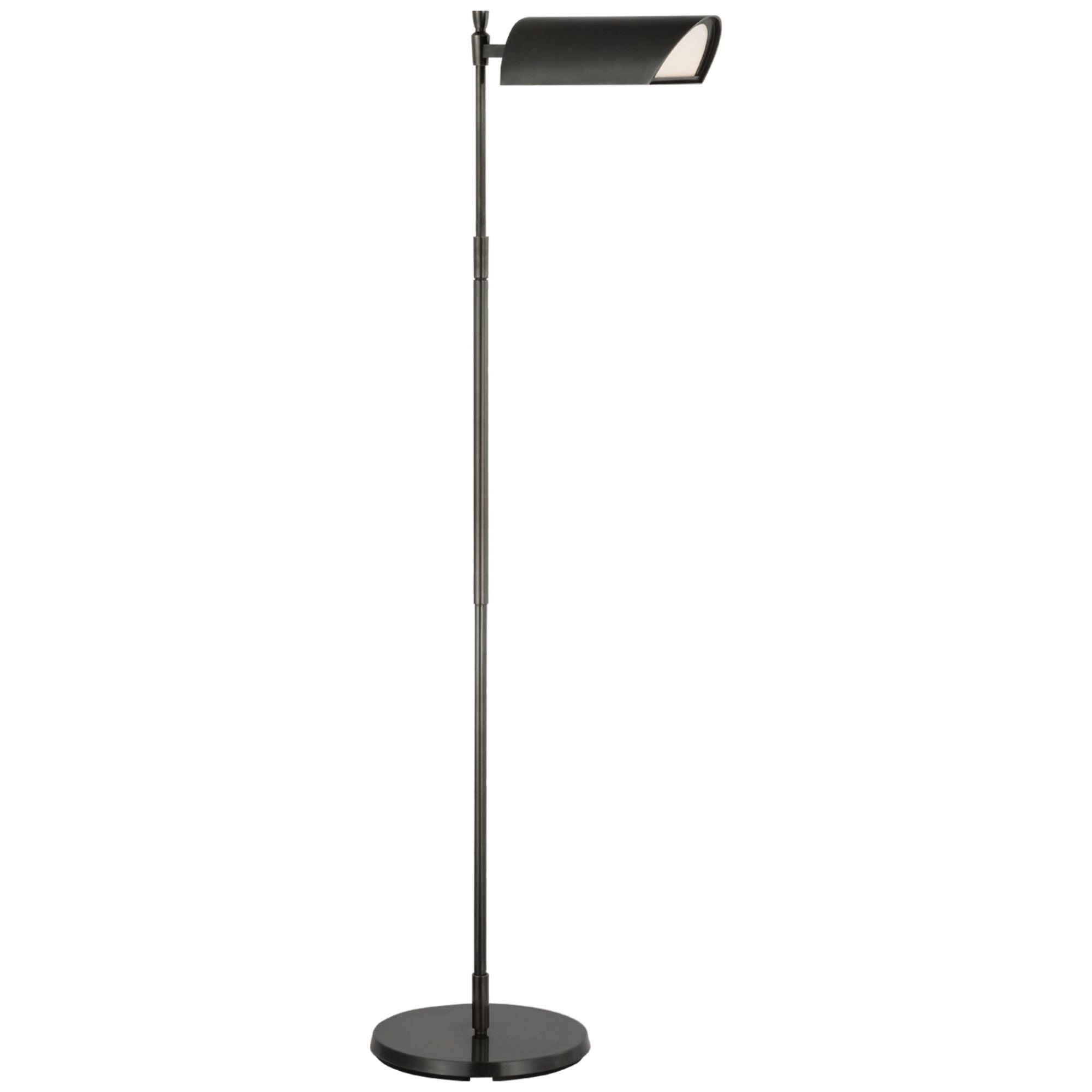 Thomas O'Brien Bravo 48" Adjustable Pharmacy Floor Lamp in Bronze W11" x H43.5" - 51.5"