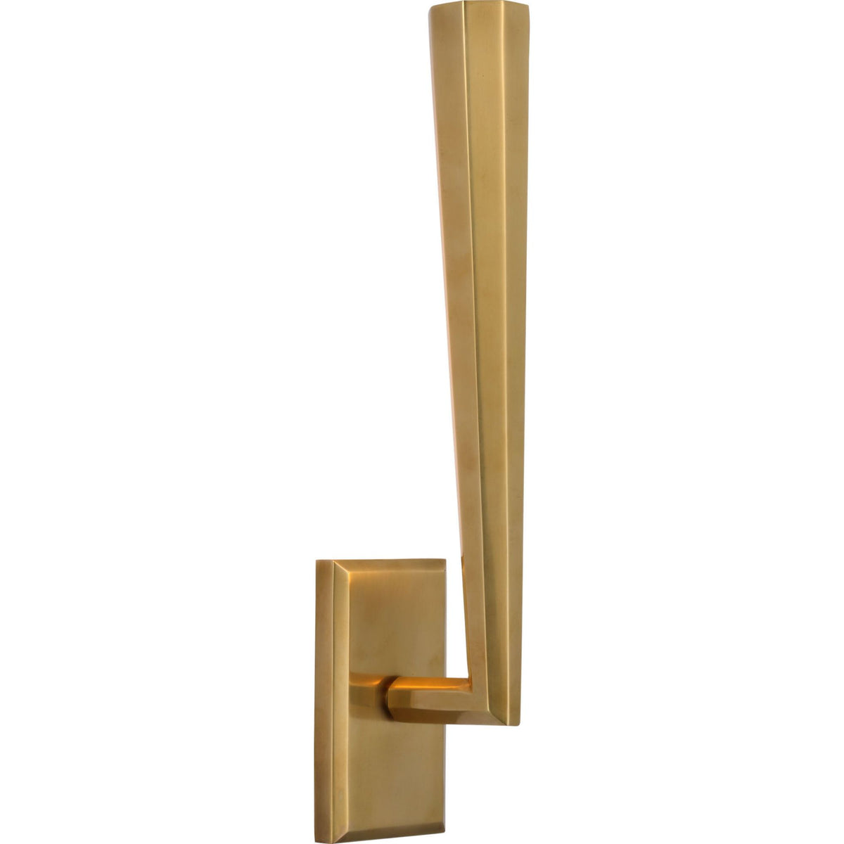 Thomas O'Brien Galahad Single Sconce in Hand-Rubbed Antique Brass W3" x H14.5" x E4"