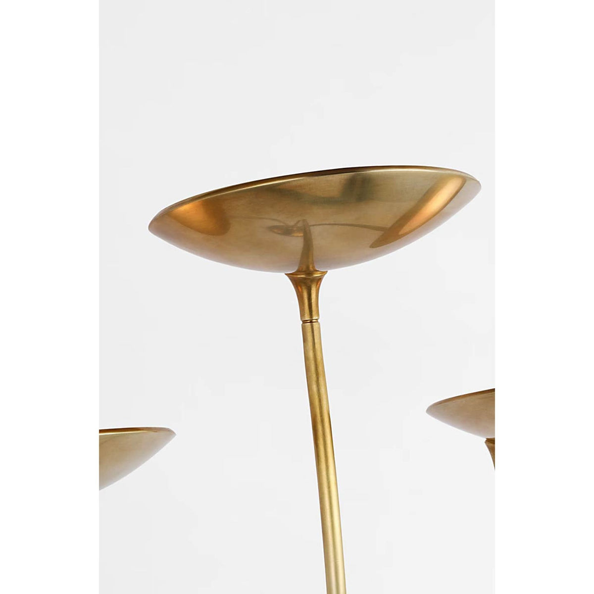 Thomas O'Brien Keira Large Triple Sconce in Hand-Rubbed Antique Brass W22" x H23" x E13.25"