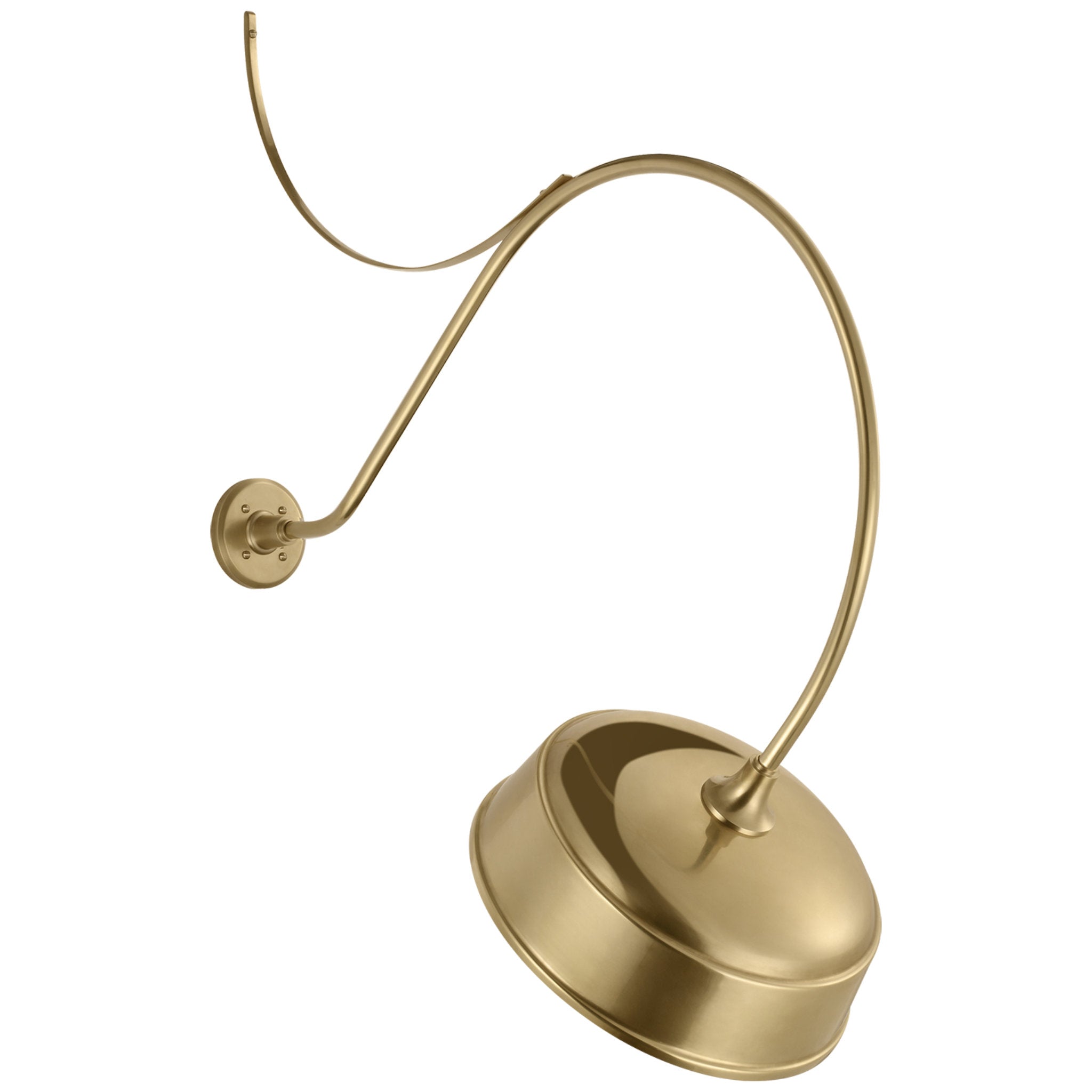 Thomas O'Brien Academy 36" Anchored Larrabee Barn Light in Hand-Rubbed Antique Brass with 16" Rockhouse Shade Outdoor Lighting W16" x H44.25"