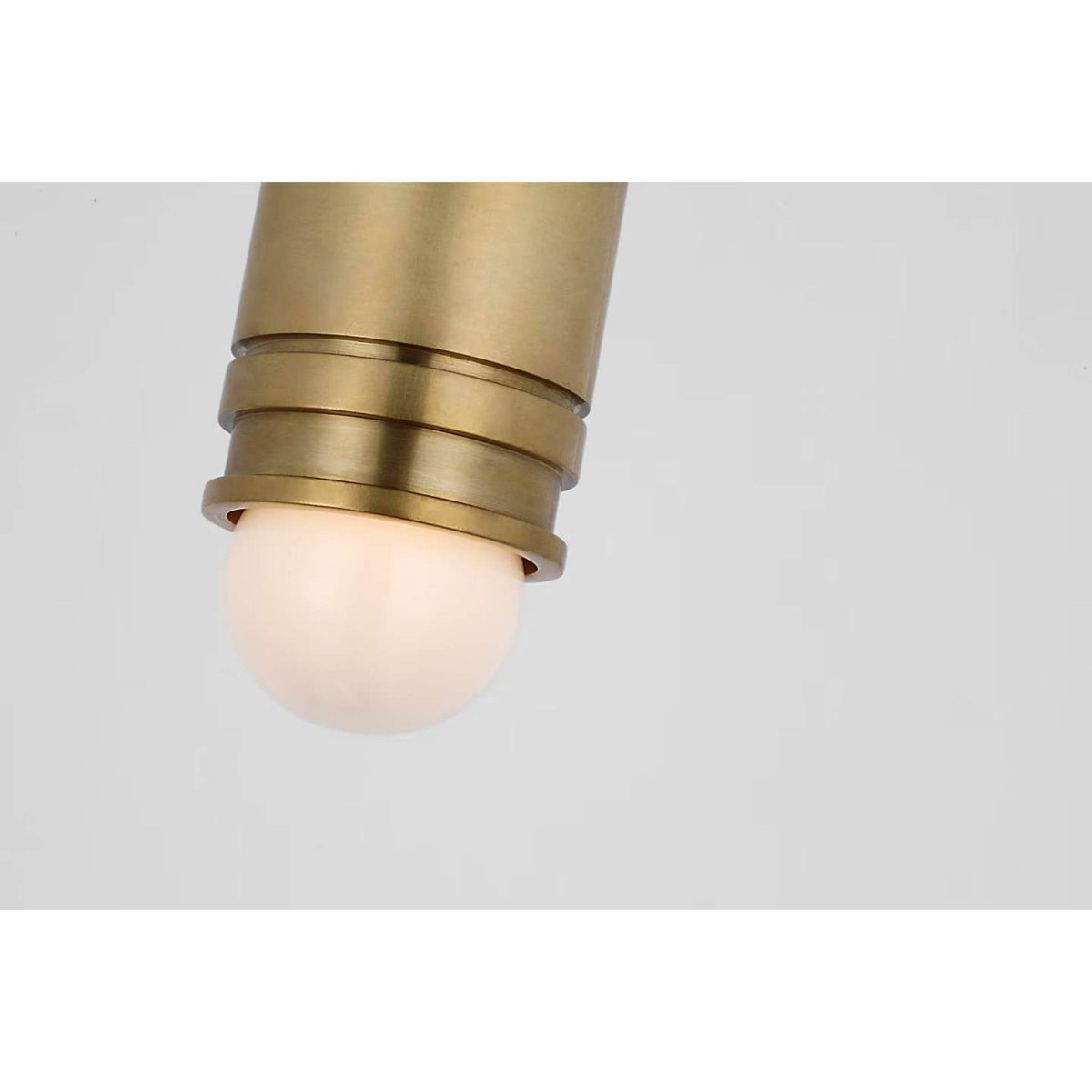 Thomas O'Brien Top Hat Mini Monopoint Flush Mount in Hand-Rubbed Antique Brass W2.75" x H5"