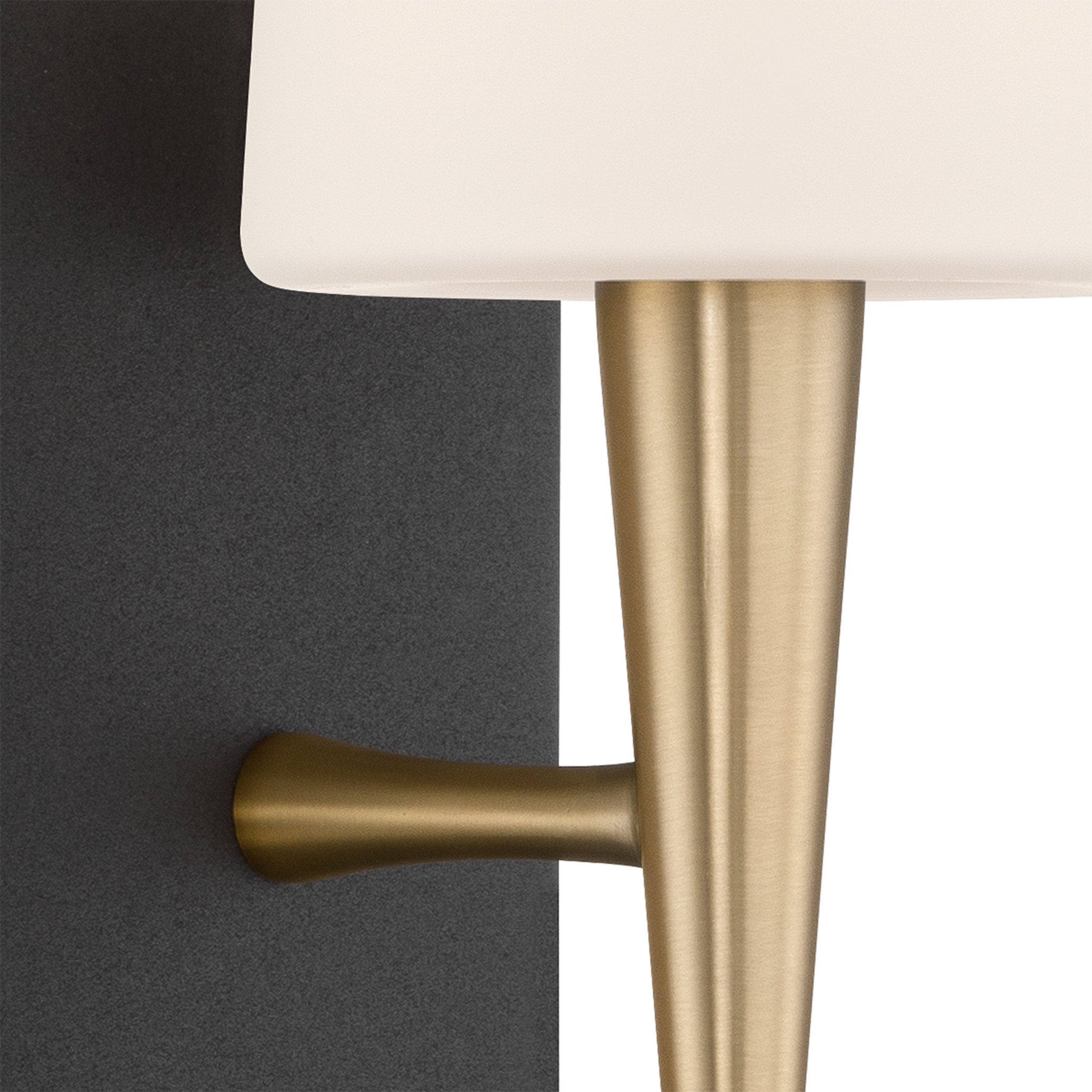 Trenton 5'' Aged Brass + Black Forged Sconce Gold 5"W x 18.5"H x 6.5"D