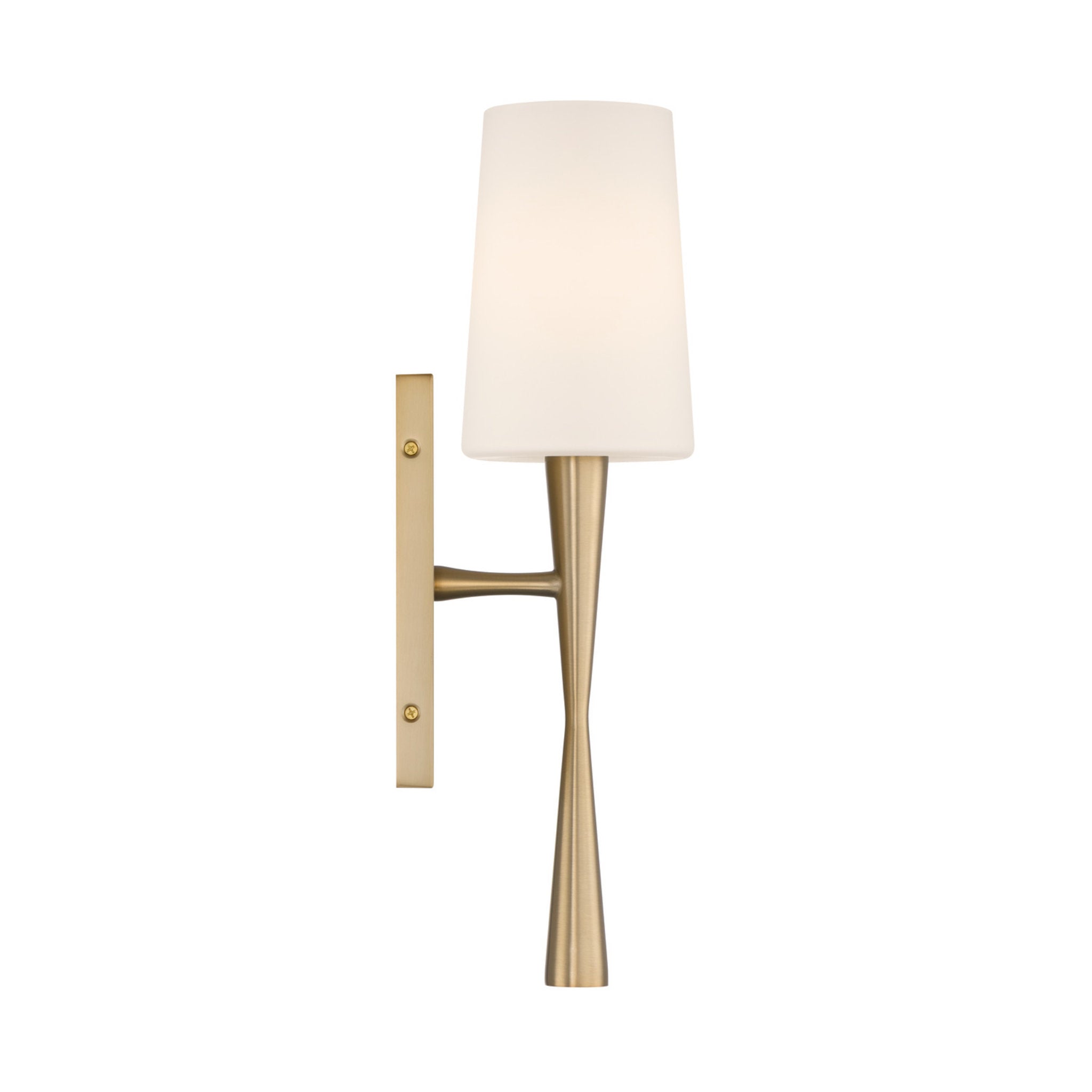 Trenton 5'' Aged Brass Sconce Gold 5"W x 18.5"H x 6.5"D