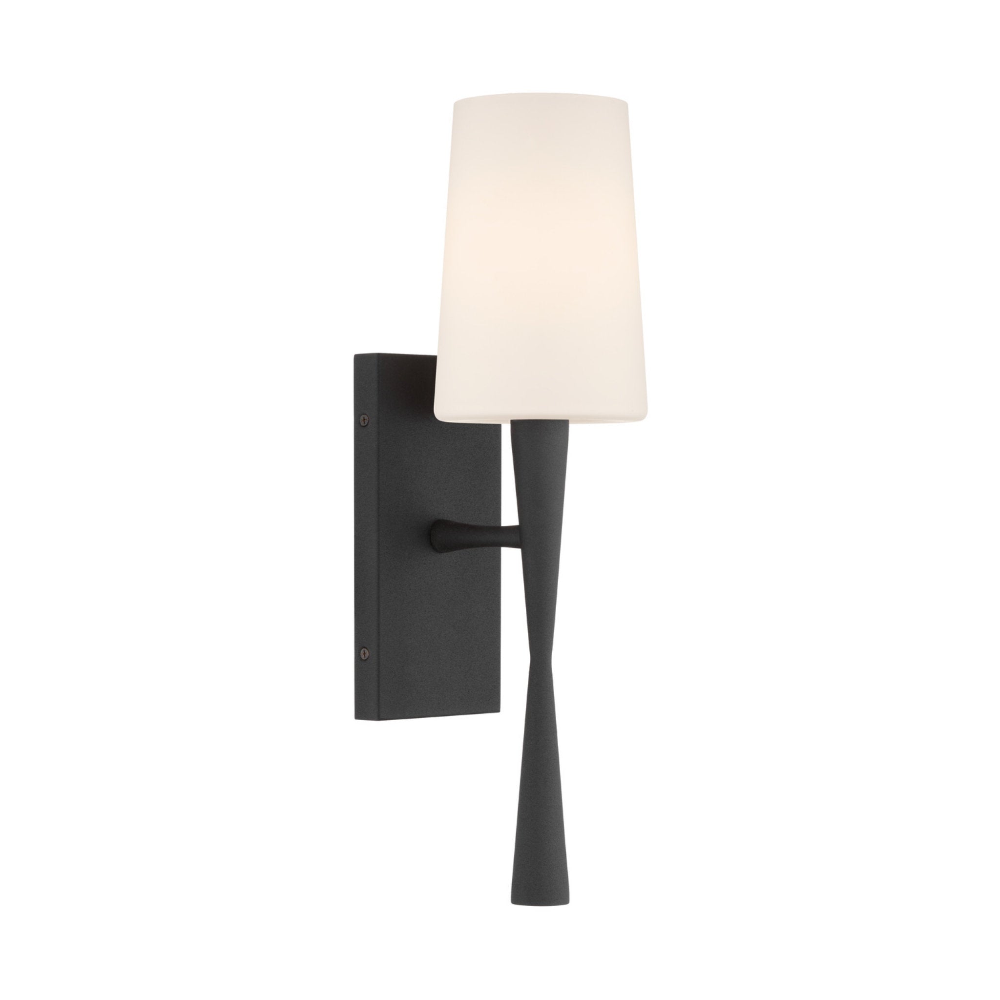 Trenton 5'' Black Forged Sconce Black 5"W x 18.5"H x 6.5"D