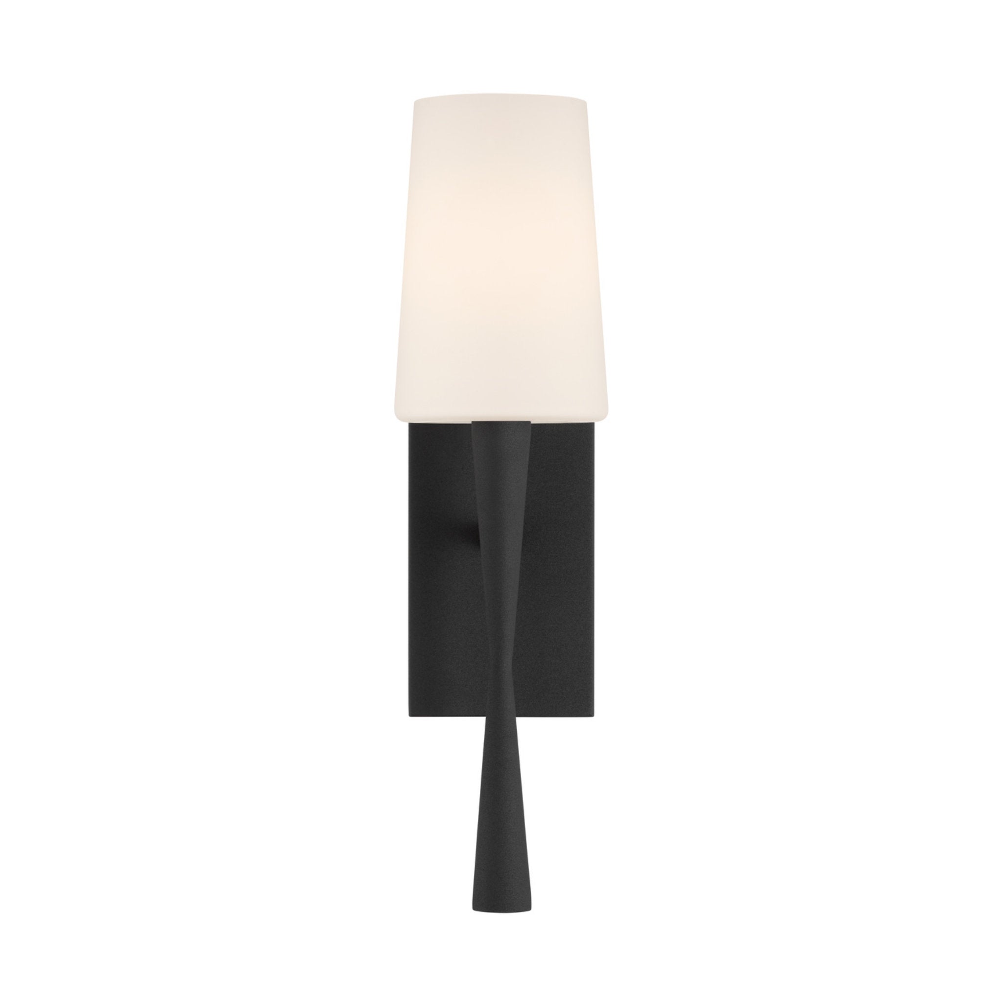 Trenton 5'' Black Forged Sconce Black 5"W x 18.5"H x 6.5"D