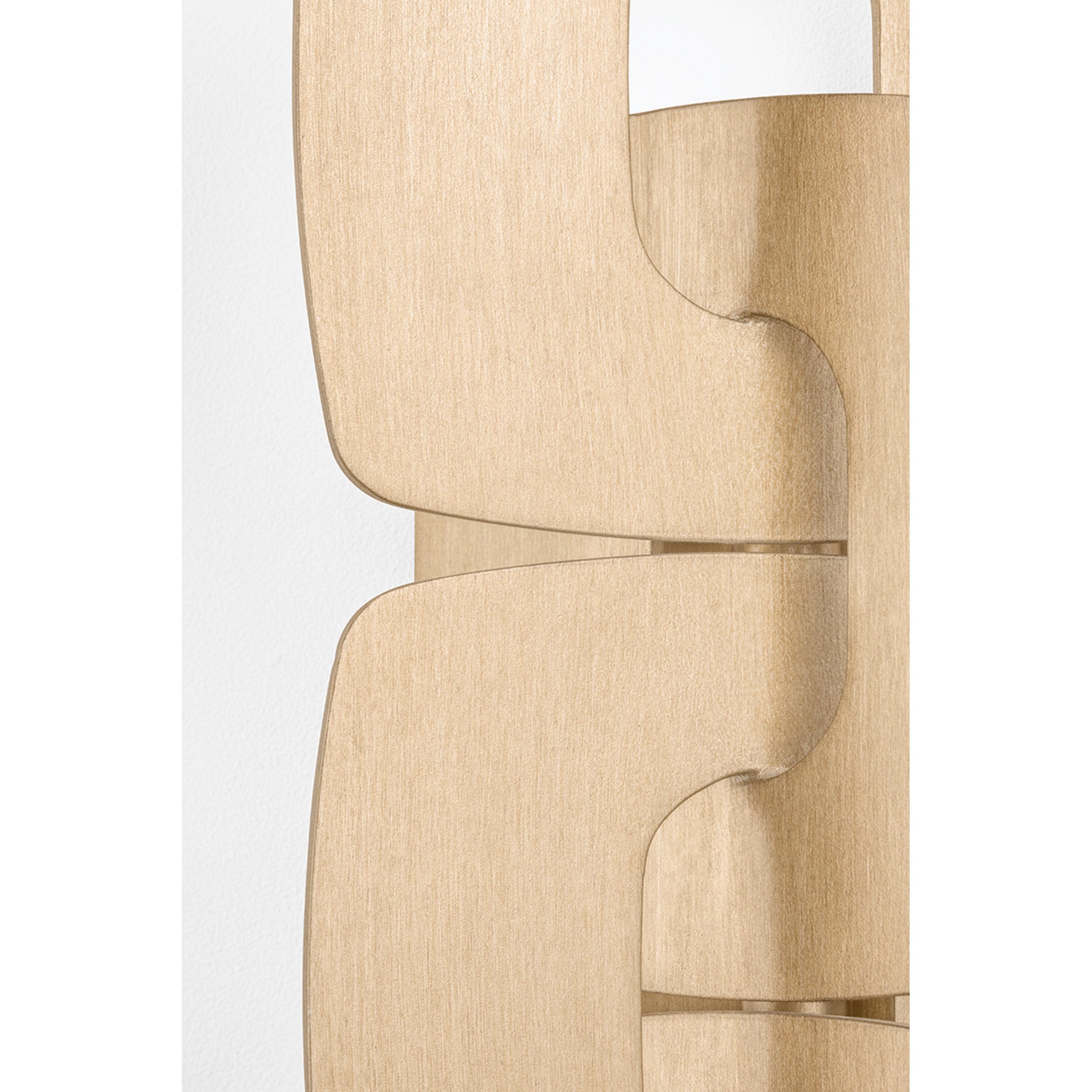Trentino 2-Light Wall Sconce in Stria Gold Leaf 7.25W x 20H