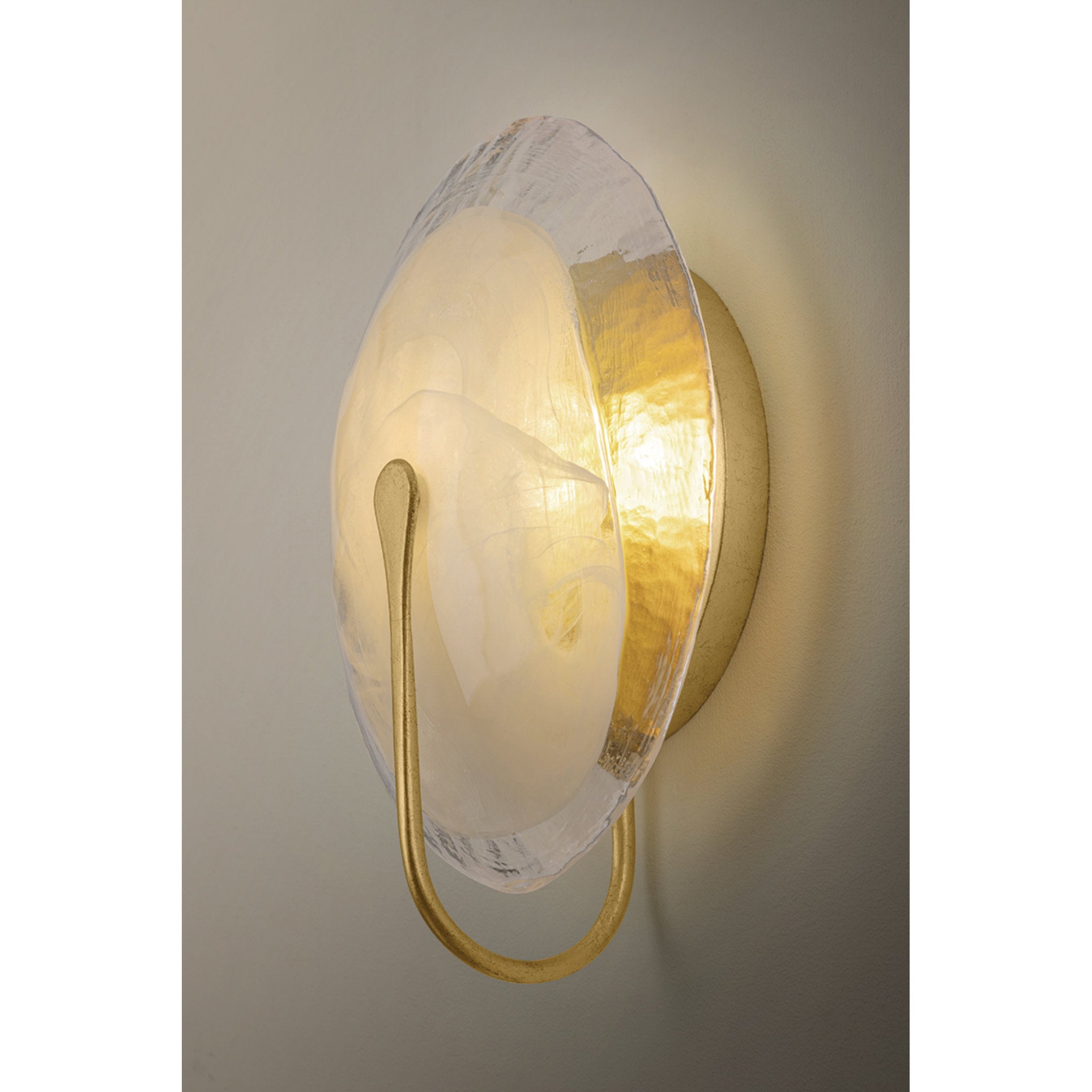 Valley 1-Light Wall Sconce in Vintage Gold Leaf 9.25W x 12.25H
