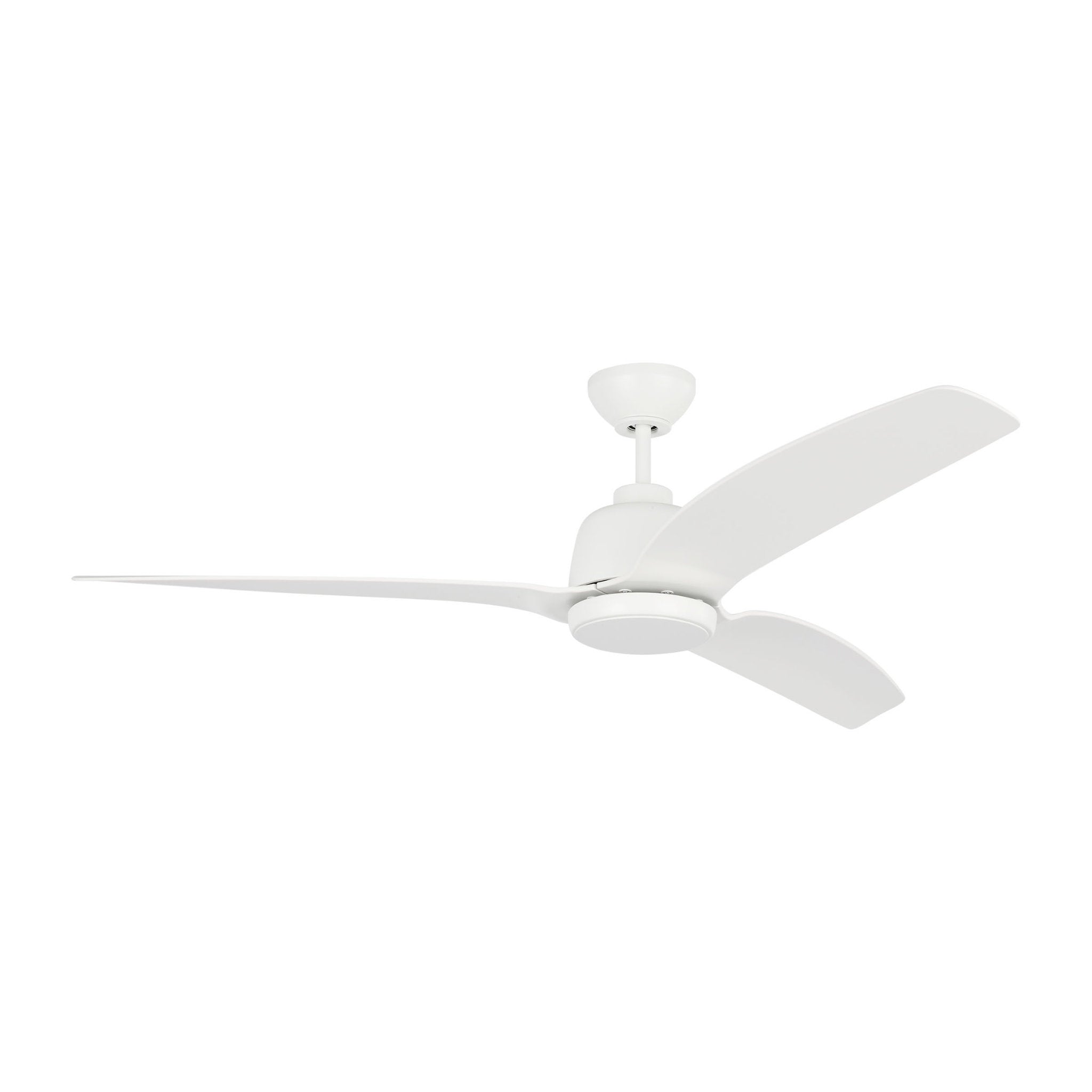 Avila Coastal 60 LED - Matte White in Matte White w/ Matte White ABS Blade D:60'' H:15 13/32''