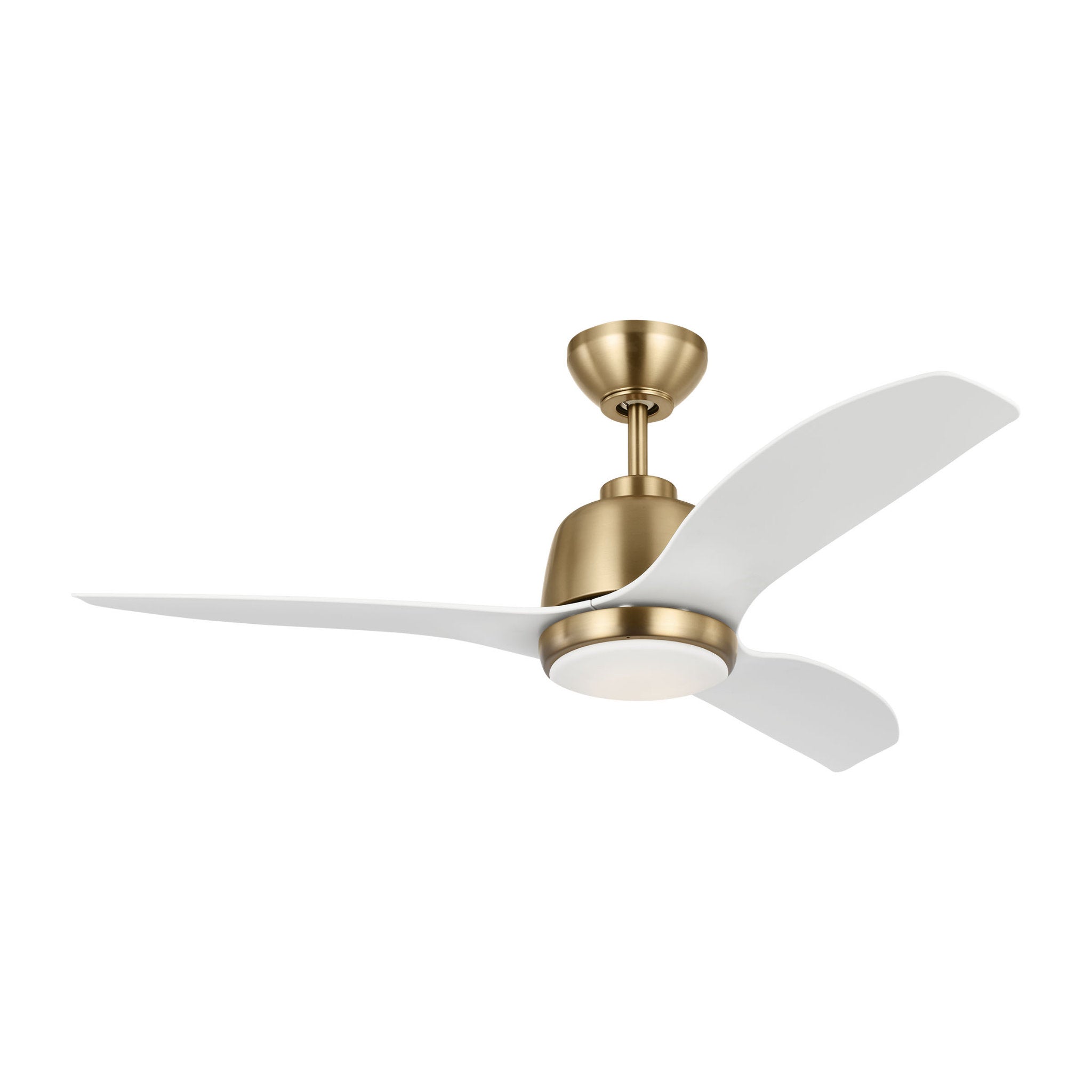 Avila 44 LED - Satin Brass in Satin Brass w/ Matte White ABS Blade D:44'' H:15 3/16''