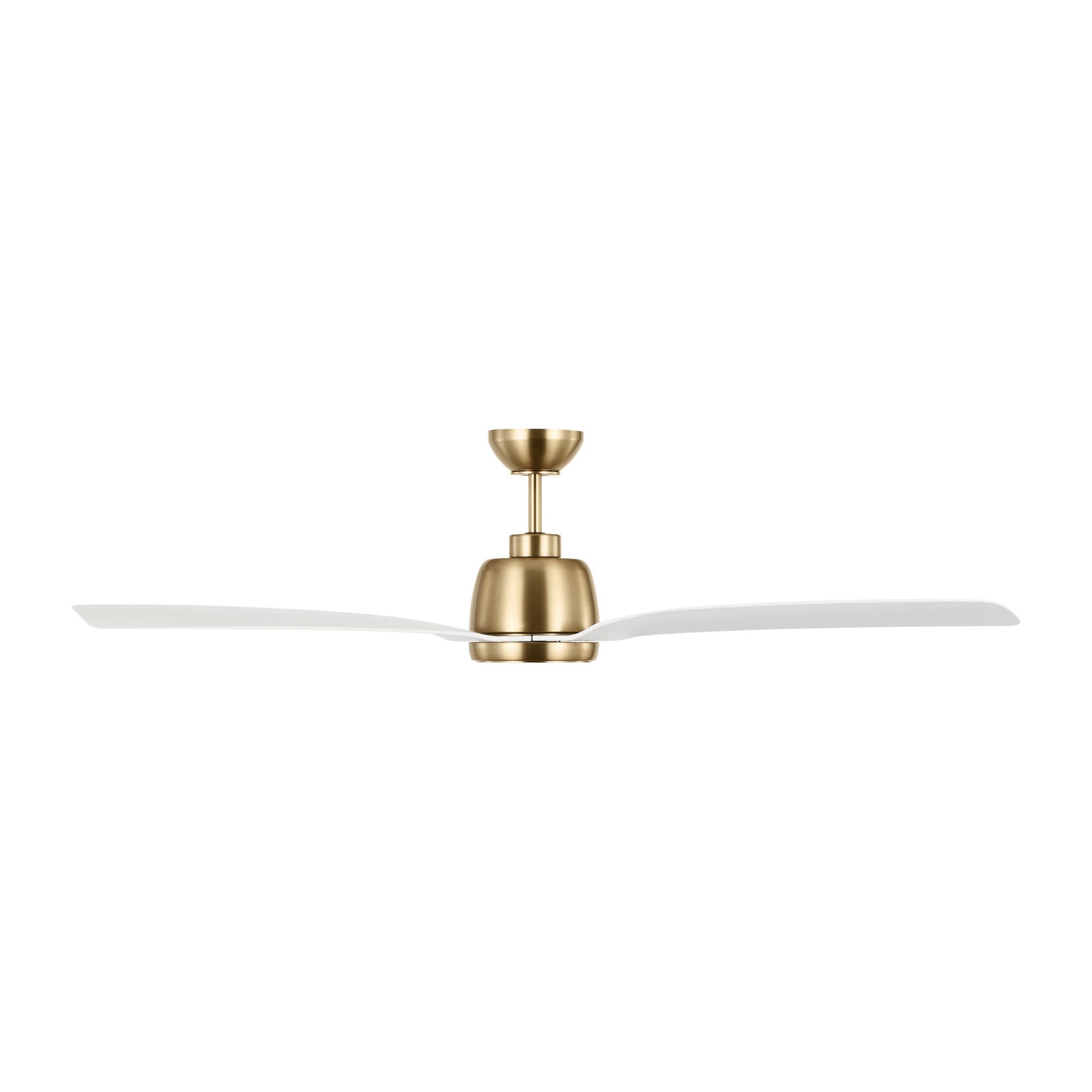 Avila 60 LED - Satin Brass in Satin Brass w/ Matte White ABS Blade D:60'' H:15 13/32''