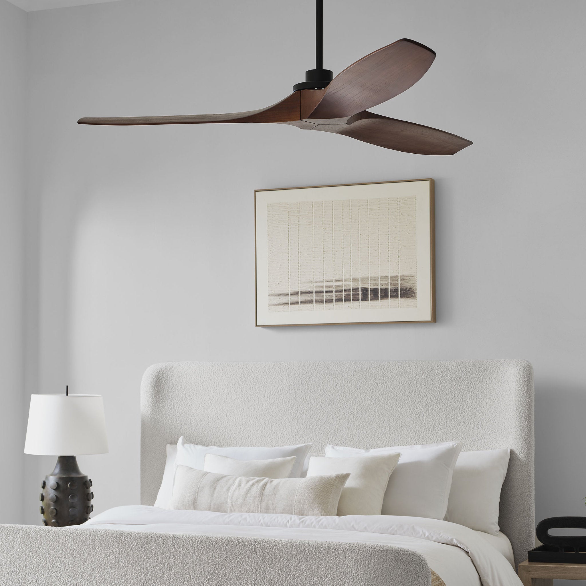 Sean Lavin Collins 60" Ceiling Fan in Midnight Black w/ Dark Walnut Blade D:60'' H:12 1/2''