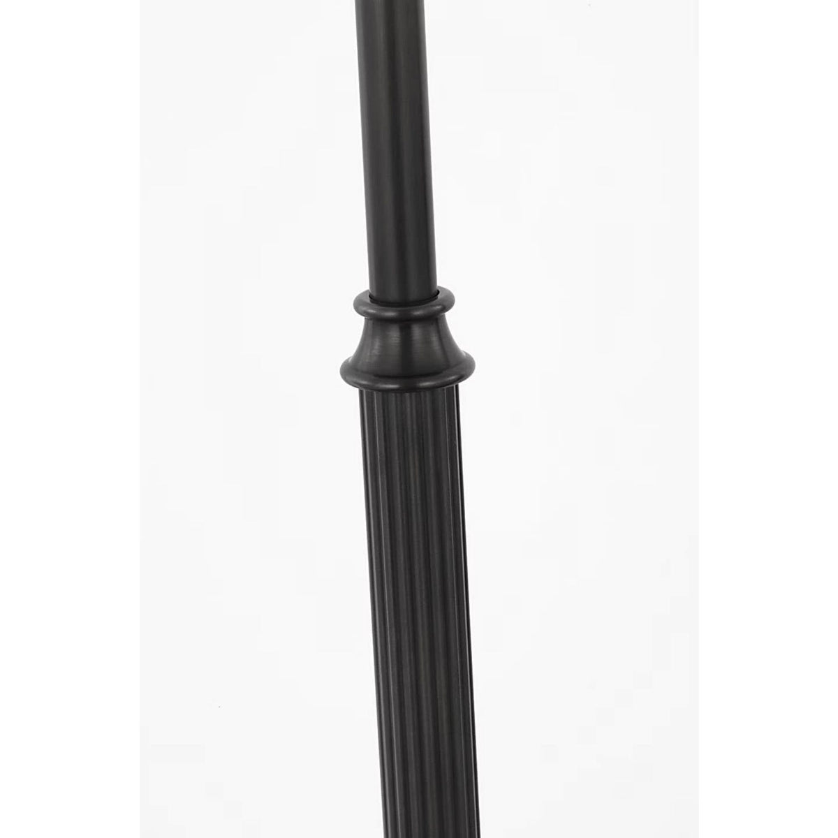 Amber Lewis Soren 53" Floor Lamp in Bronze with Silk Pleated Shade W18" x H53.5"