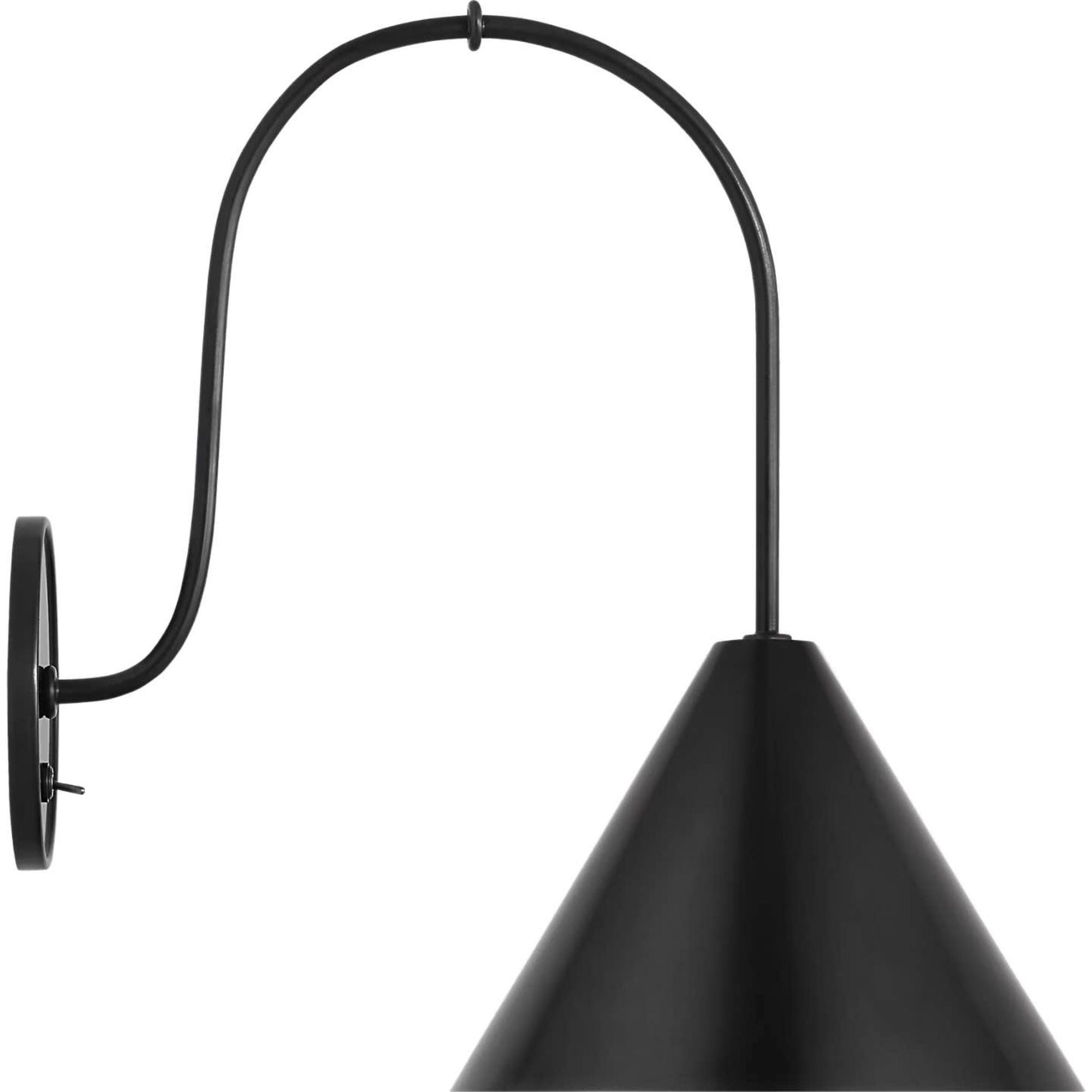 Amber Lewis Malia 14" Arched Wall Light in Bronze with Bronze Shade W8" x H13.75" x E14"
