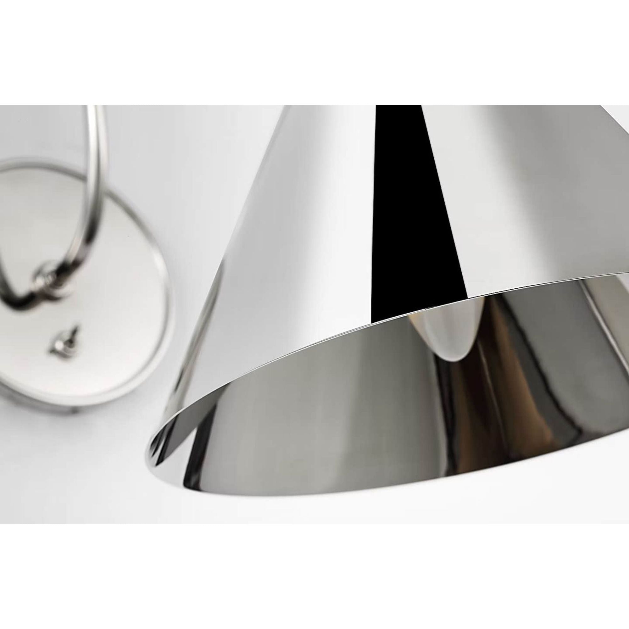Amber Lewis Malia 14" Arched Wall Light in Polished Nickel with Polished Nickel Shade W8" x H13.75" x E14"