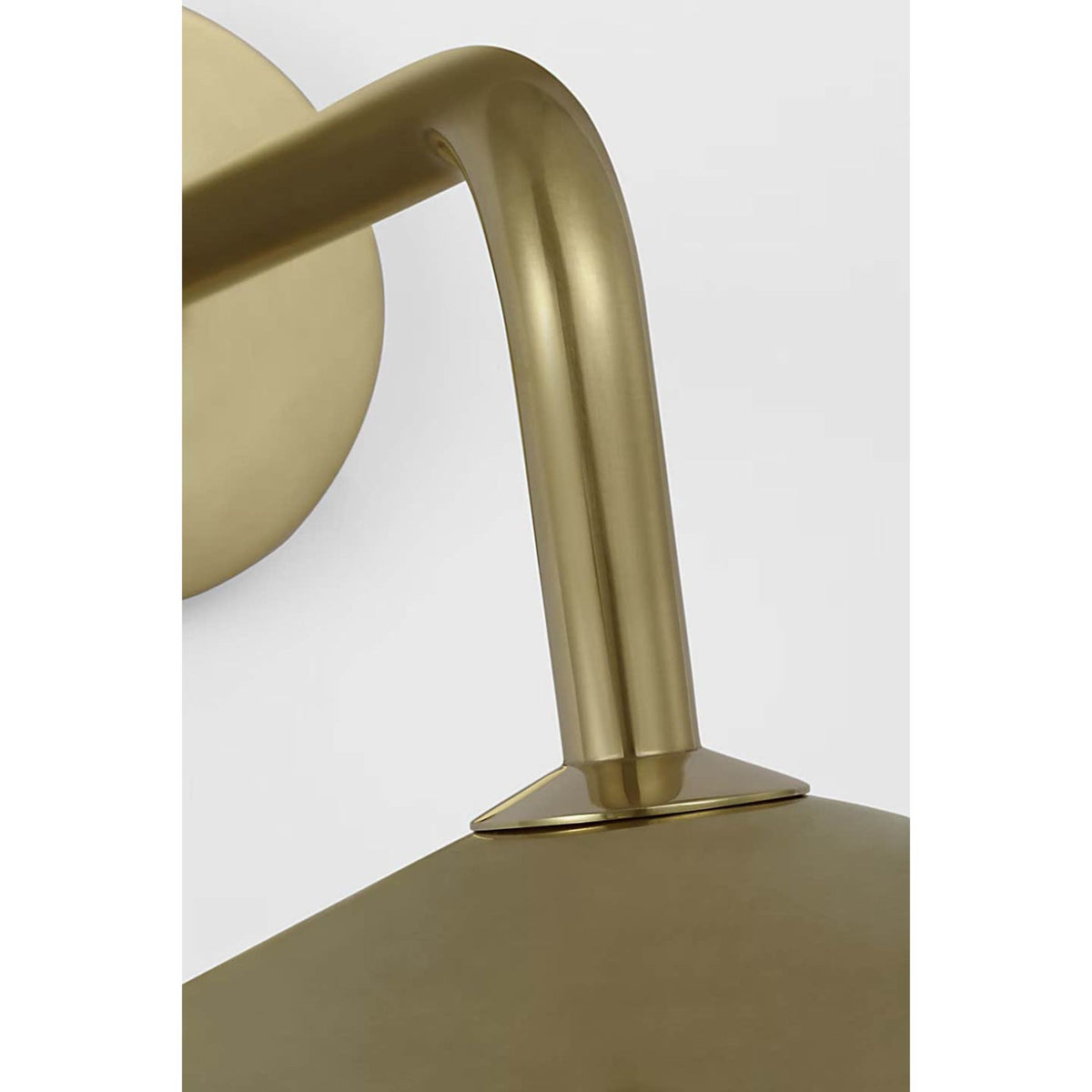 Amber Lewis Ponce 9" Sconce in Hand-Rubbed Antique Brass with Hand-Rubbed Antique Brass Shade W13" x H8.5" x E17"
