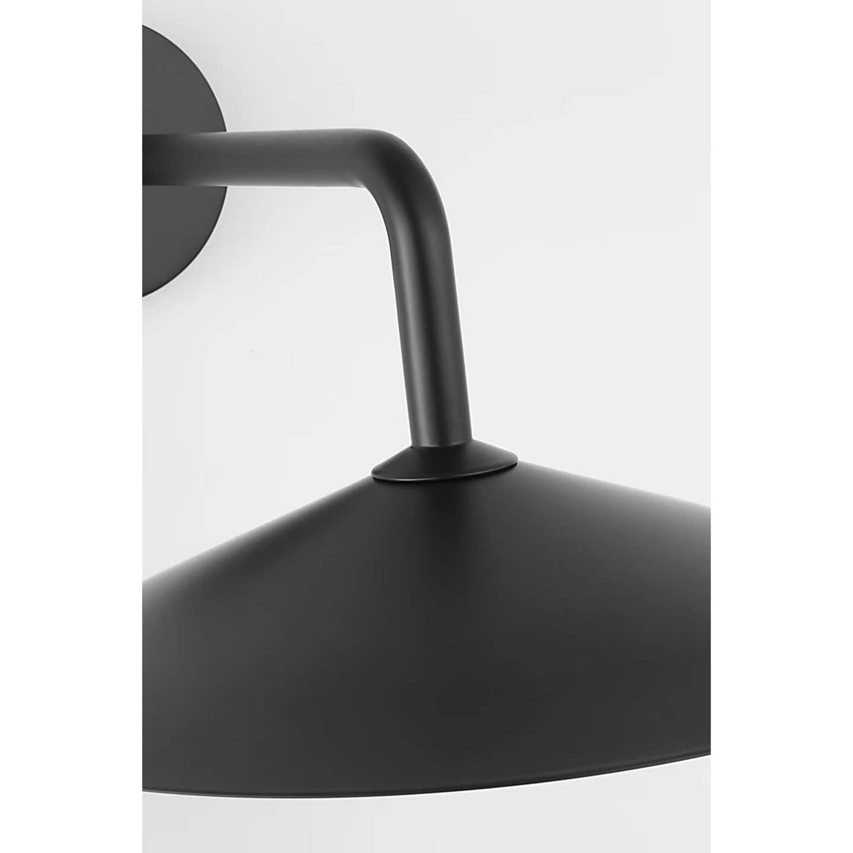 Amber Lewis Ponce 9" Sconce in Modern Iron with Modern Iron Shade W13" x H8.5" x E17"