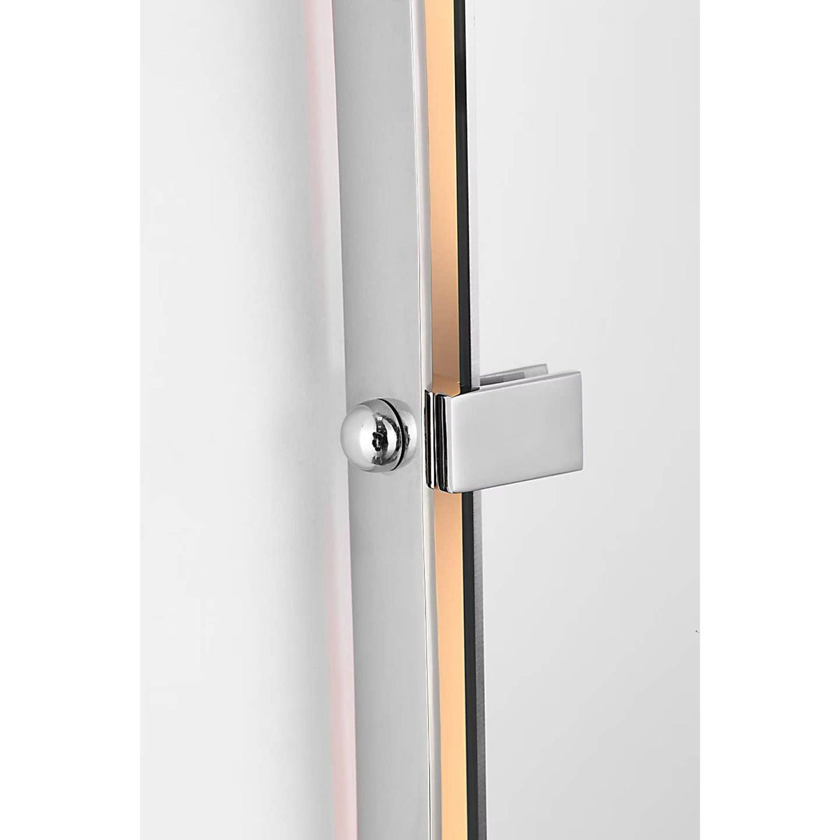 Amber Lewis Barnes 27" Backlit Mirror in Polished Nickel W27.25" x H39.25" x E1.5"