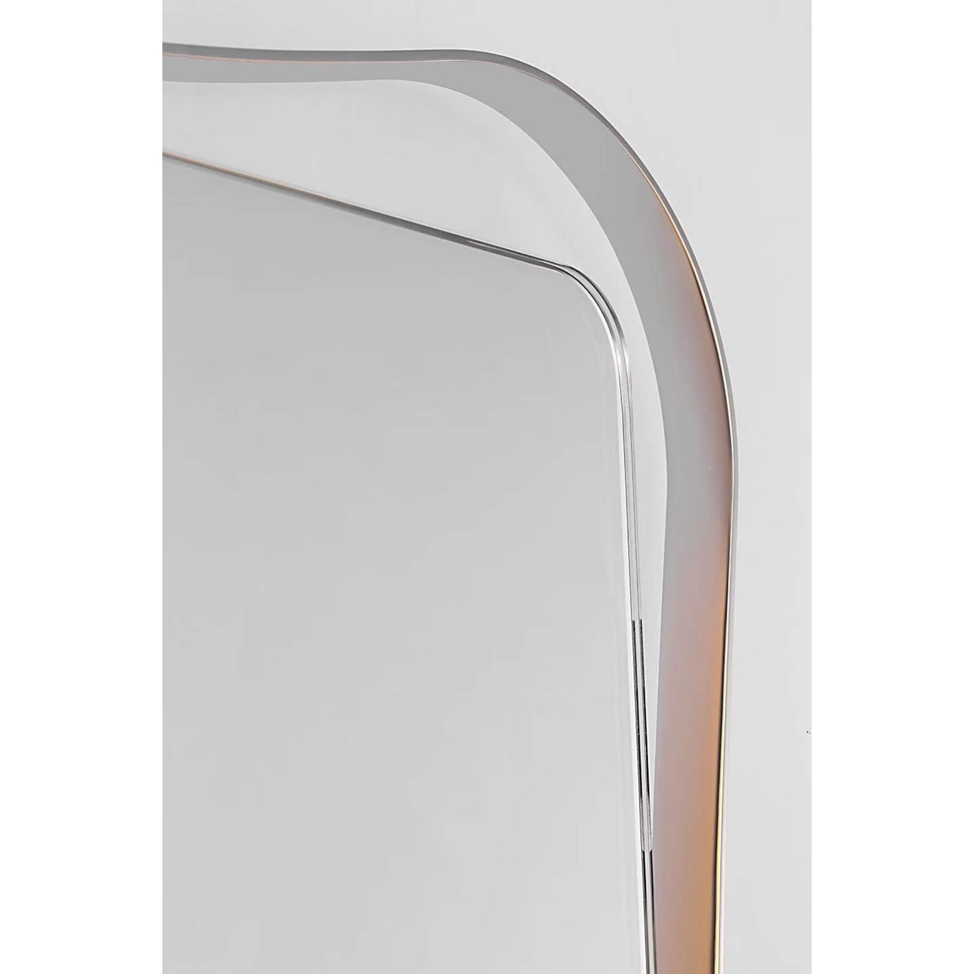 Amber Lewis Barnes 27" Backlit Mirror in Polished Nickel W27.25" x H39.25" x E1.5"