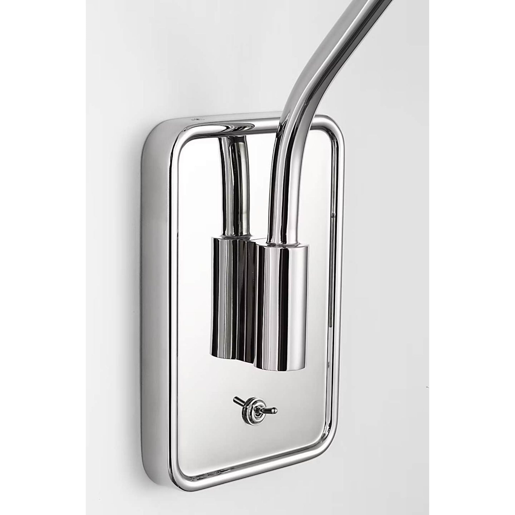 Amber Lewis Knox 26" Single Sconce in Polished Nickel with Silk Pleated Shade W12" x H25.75" x E14"