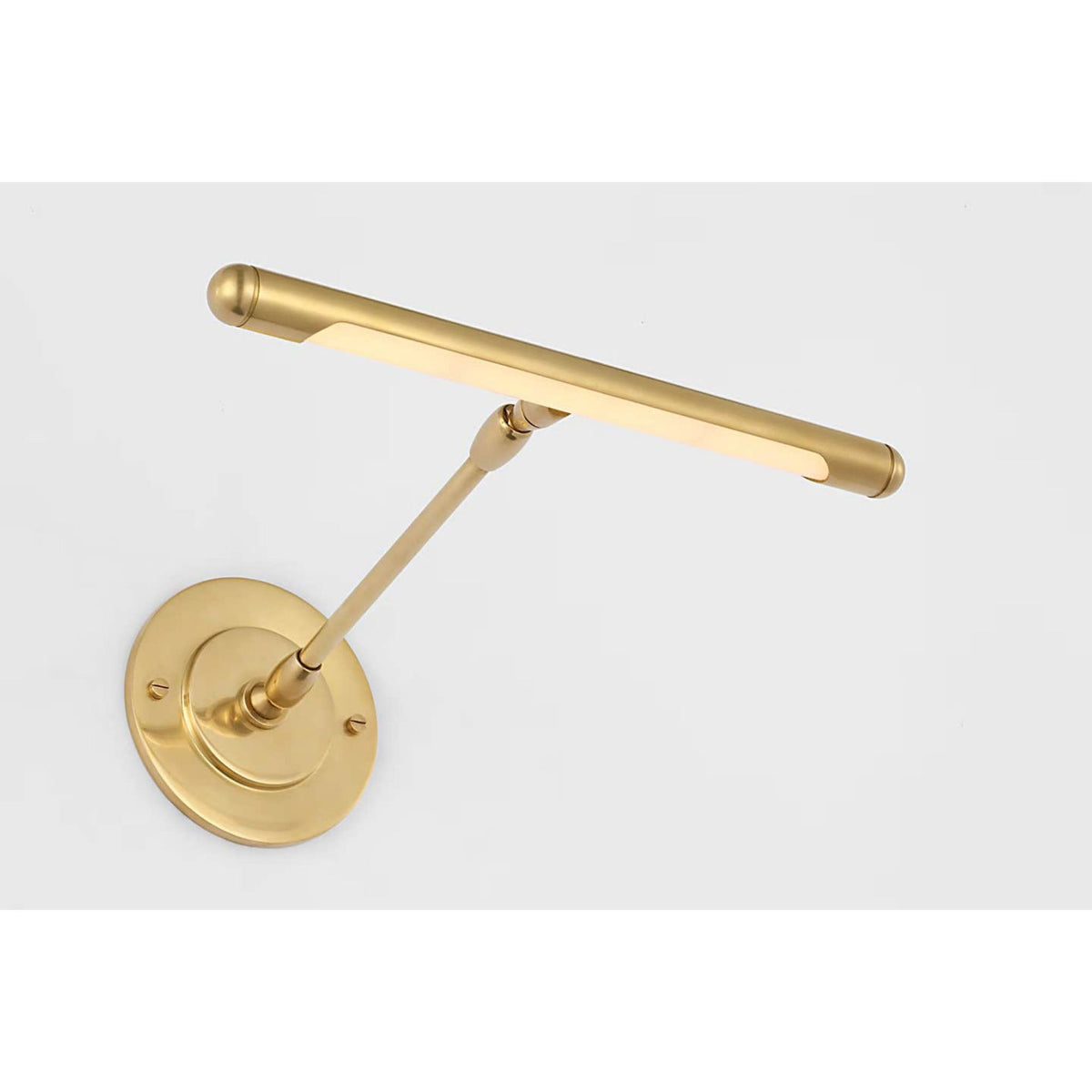 Amber Lewis Emery 12" Picture Light in Hand-Rubbed Antique Brass W12" x H4.5" - 7" x E10.25"