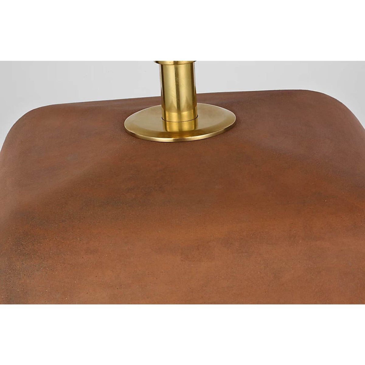 Amber Lewis Ruby 23" Table Lamp in Natural Terracotta with Linen Shade W16" x H22.75"