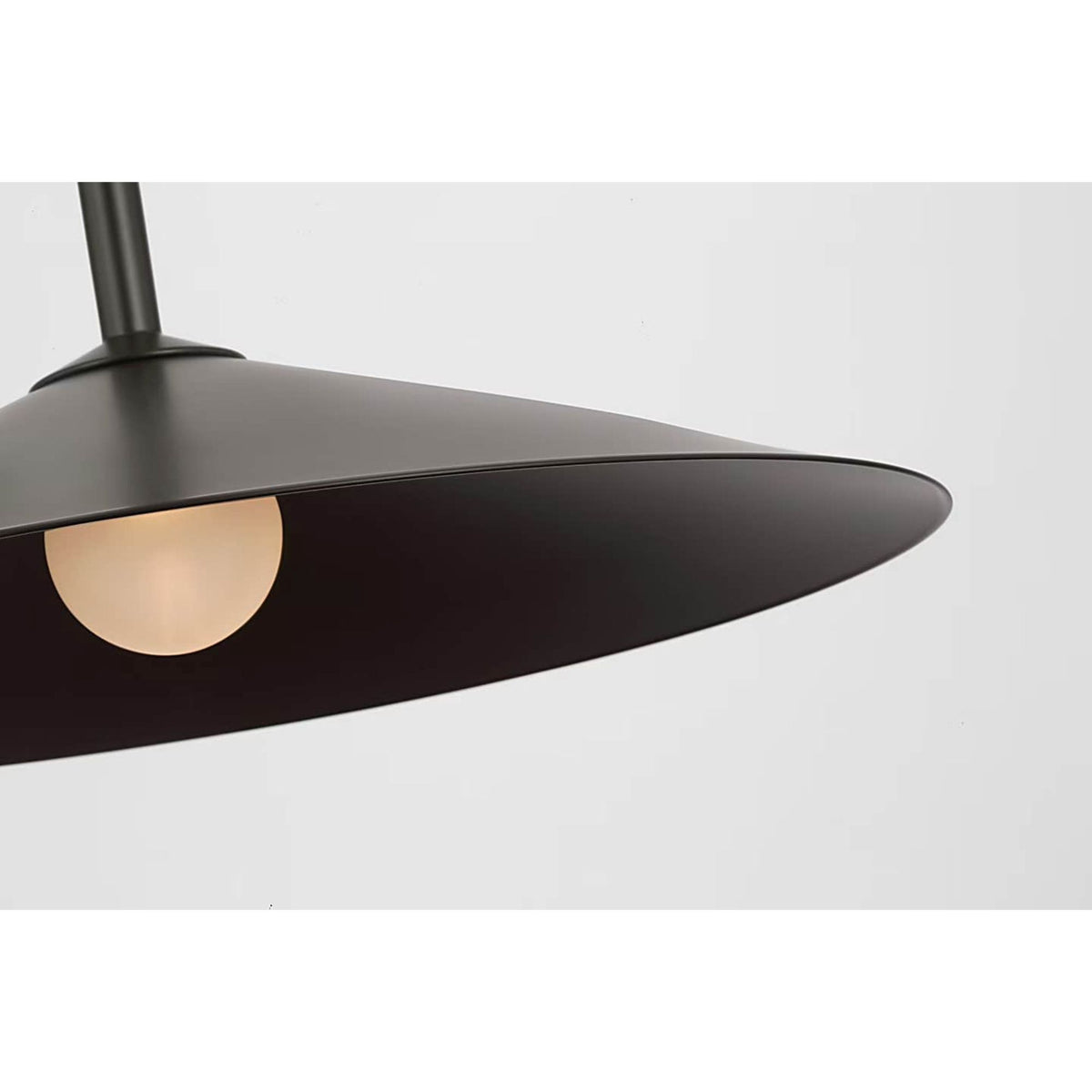Amber Lewis Ponce 13" Pendant in Modern Iron with Modern Iron Shade W13"