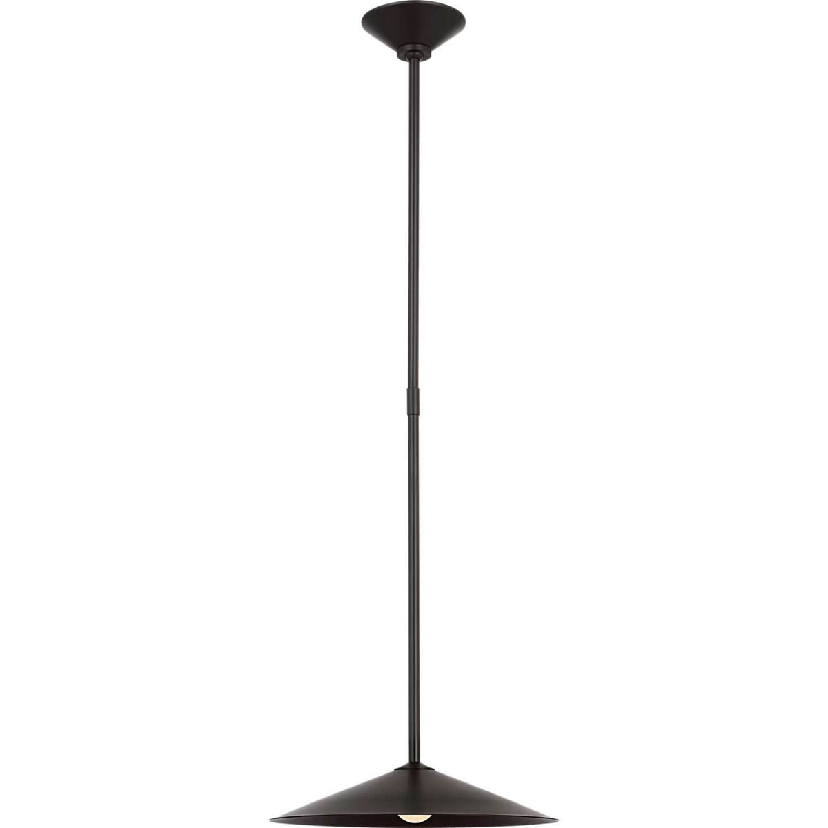 Amber Lewis Ponce 13" Pendant in Modern Iron with Modern Iron Shade W13"
