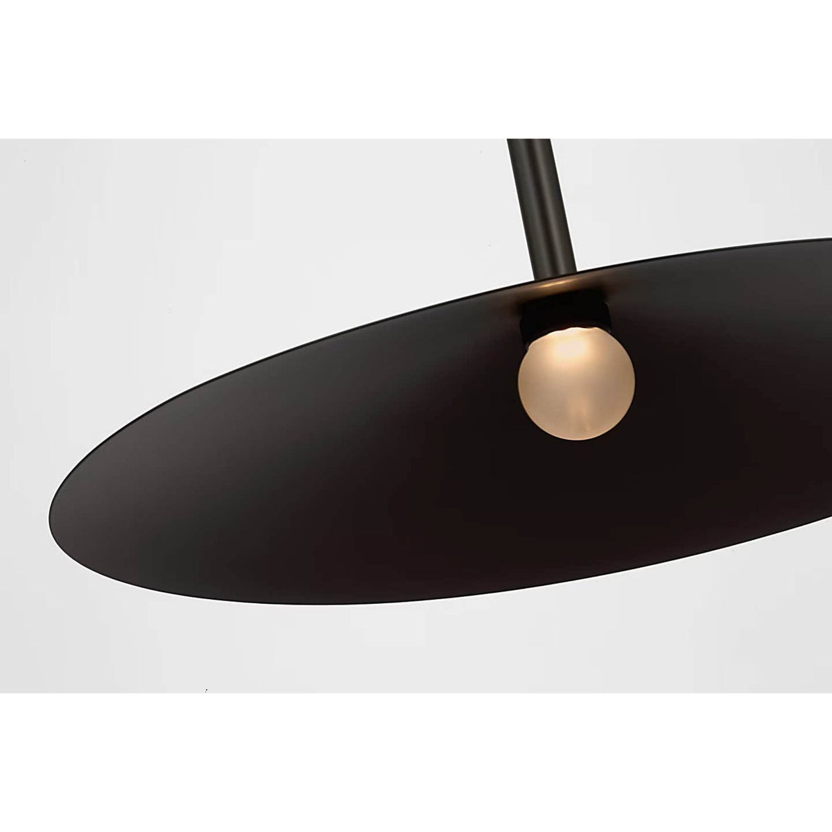 Amber Lewis Ponce 18" Pendant in Modern Iron with Modern Iron Shade W18"