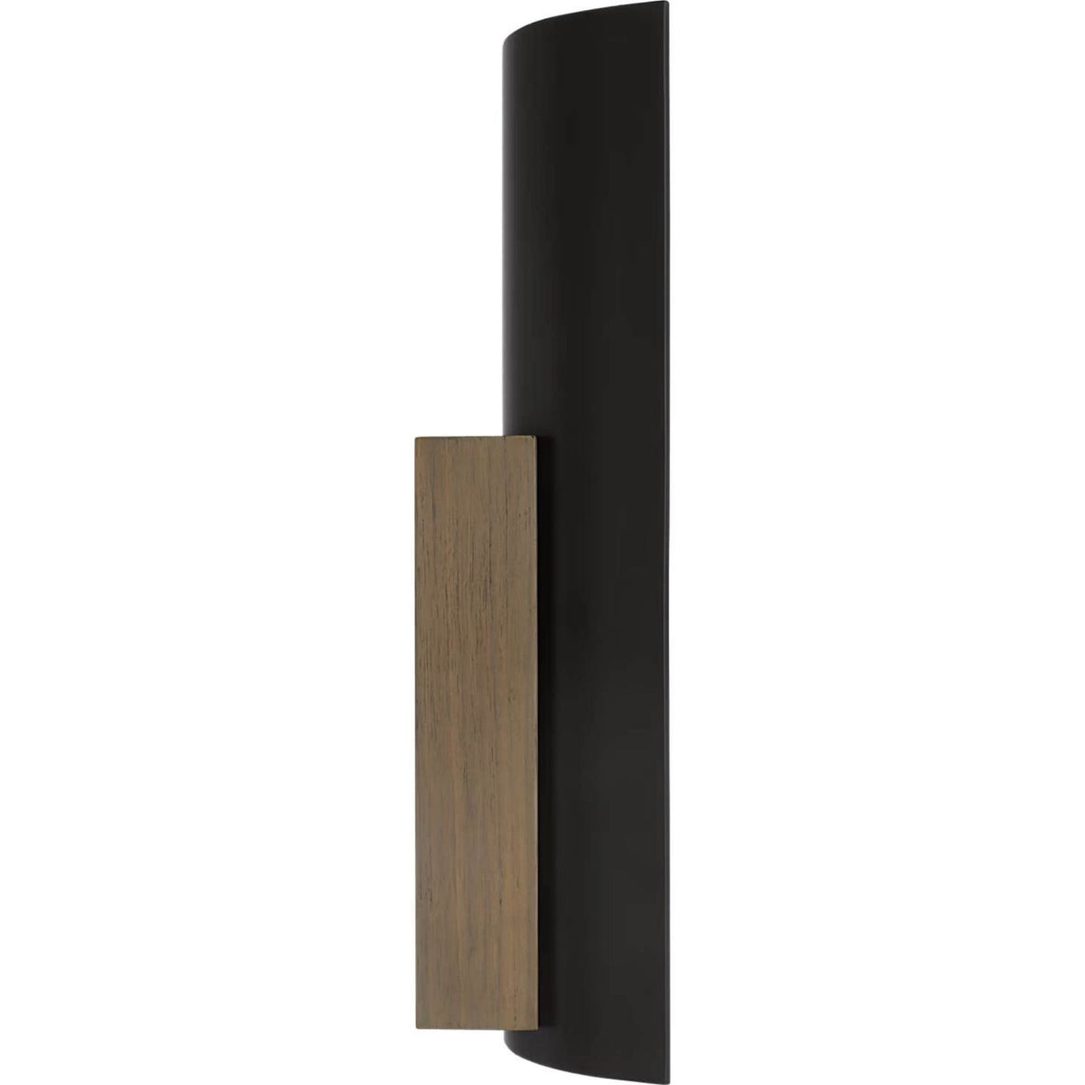 Anne-Marie Barton Remi 18" Sconce in Matte Carbon and Warm Walnut W6.5" x H18" x E4.25"