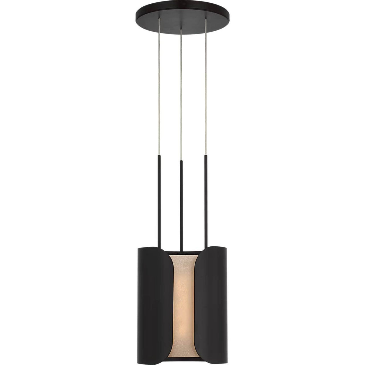 Anne-Marie Barton Armise 11" Pendant in Matte Carbon with Nova Frost W11"