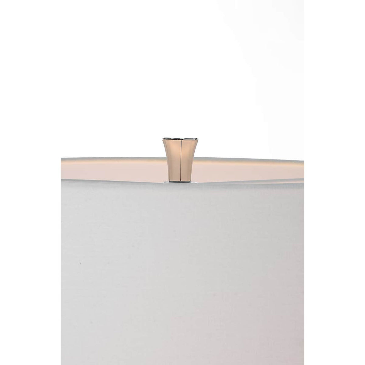 AERIN Mathilde 59" Floor Lamp in Plaster White with Linen Shade W16.75" x H59"